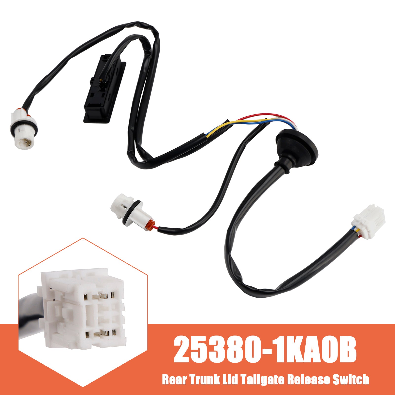 Rear Trunk Lid Tailgate Release Switch for Nissan Juke 2011-2015 25380-1KA0B