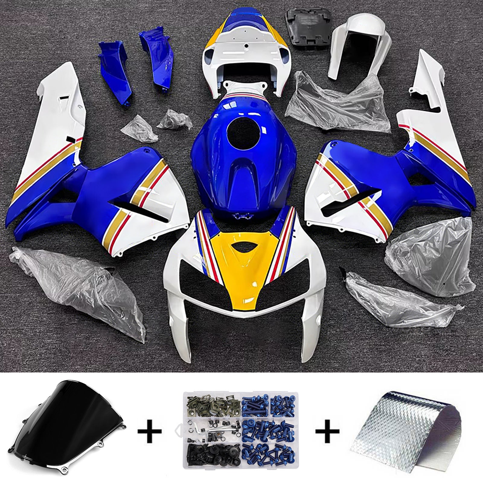 Injection Fairing Kit Bodywork Plastic ABS For Honda CBR600RR 2005-2006 F5