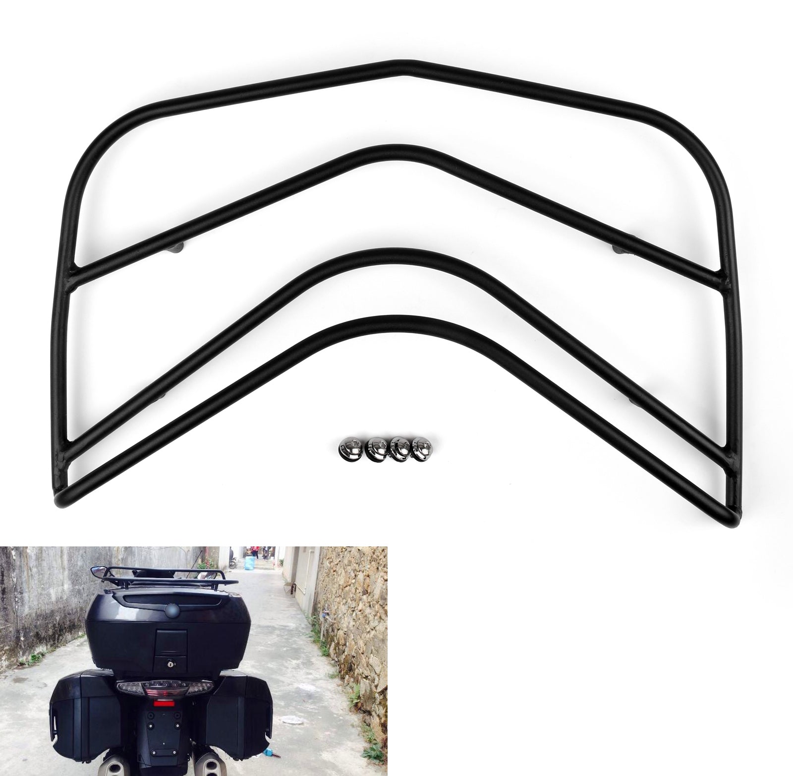 Zadný stojan na hornú škatuľu pre BMW K1600GTL K 1600GTL 2011-2014
