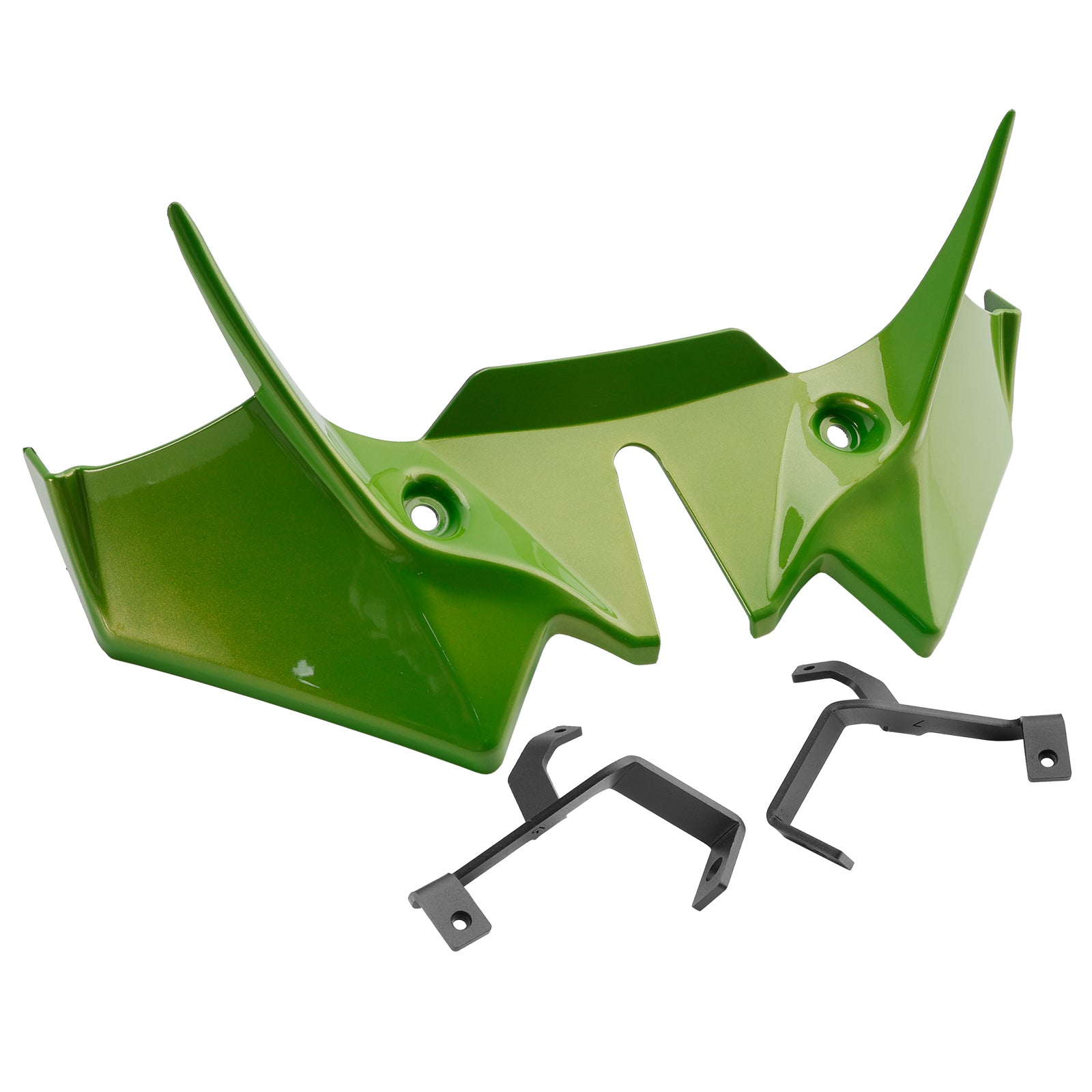 2021-2024 KAWASAKI Z650 FRONT Downforce Spoiler Extension Fairing Light Green
