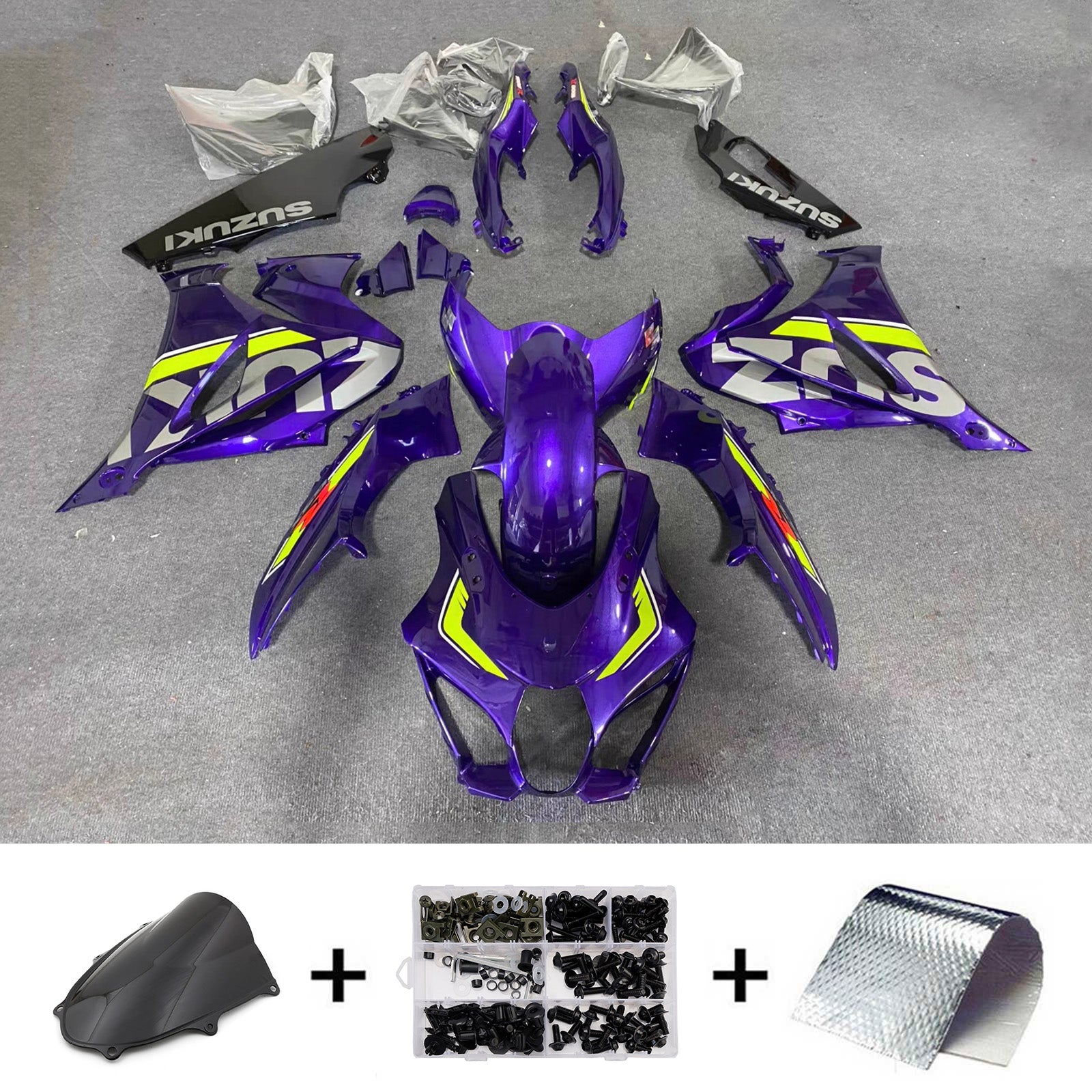Injection Fairing Kit Bodywork Plastic ABS For Suzuki GSXR1000 2017-2025 K17
