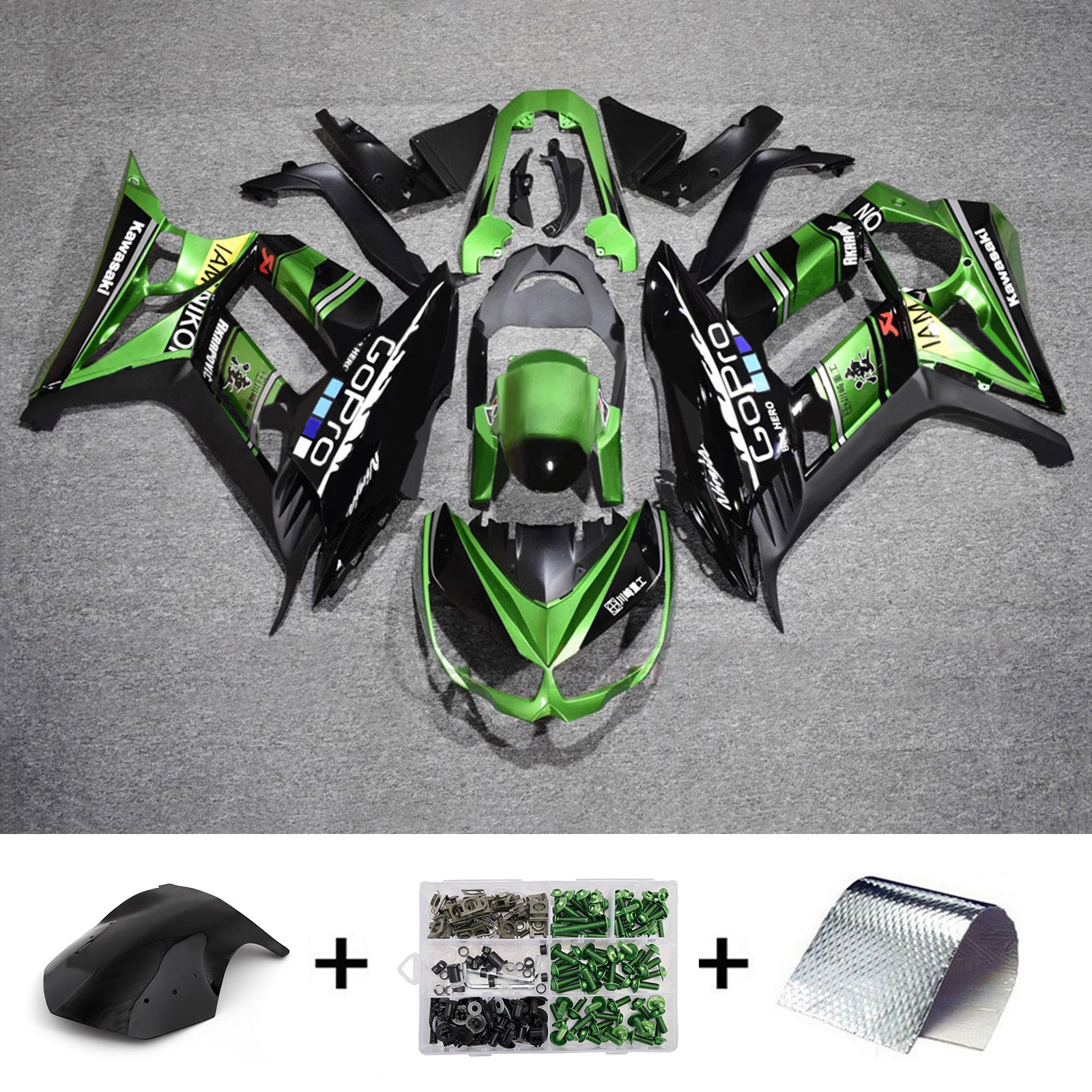 Injection Fairing Kit Bodywork Plastic ABS fit For Kawasaki Z1000SX 2010-2015