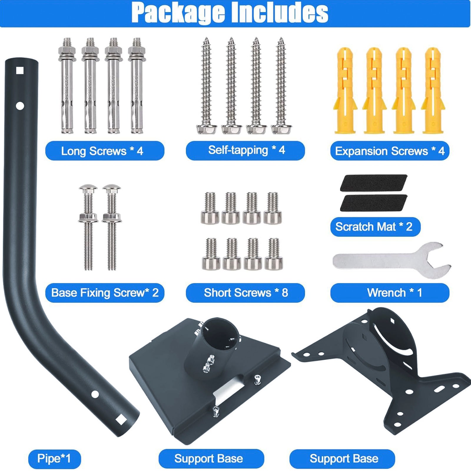 Starlink Gen 3 Mount 360° Adjustable Mounting Kit V3 For Roof Exterior Wall