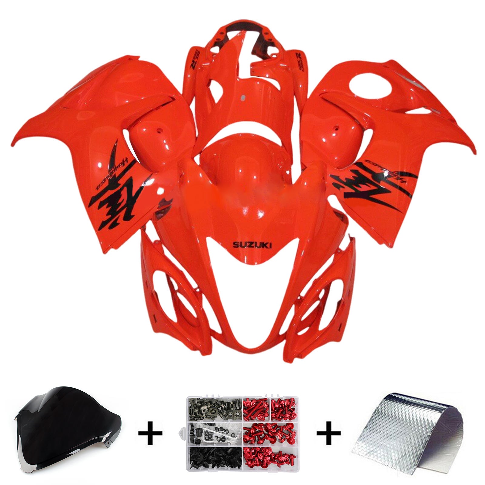 2008-2020 Suzuki Hayabusa GSX1300R Injektionsmässa kit Bodywork Plastic ABS