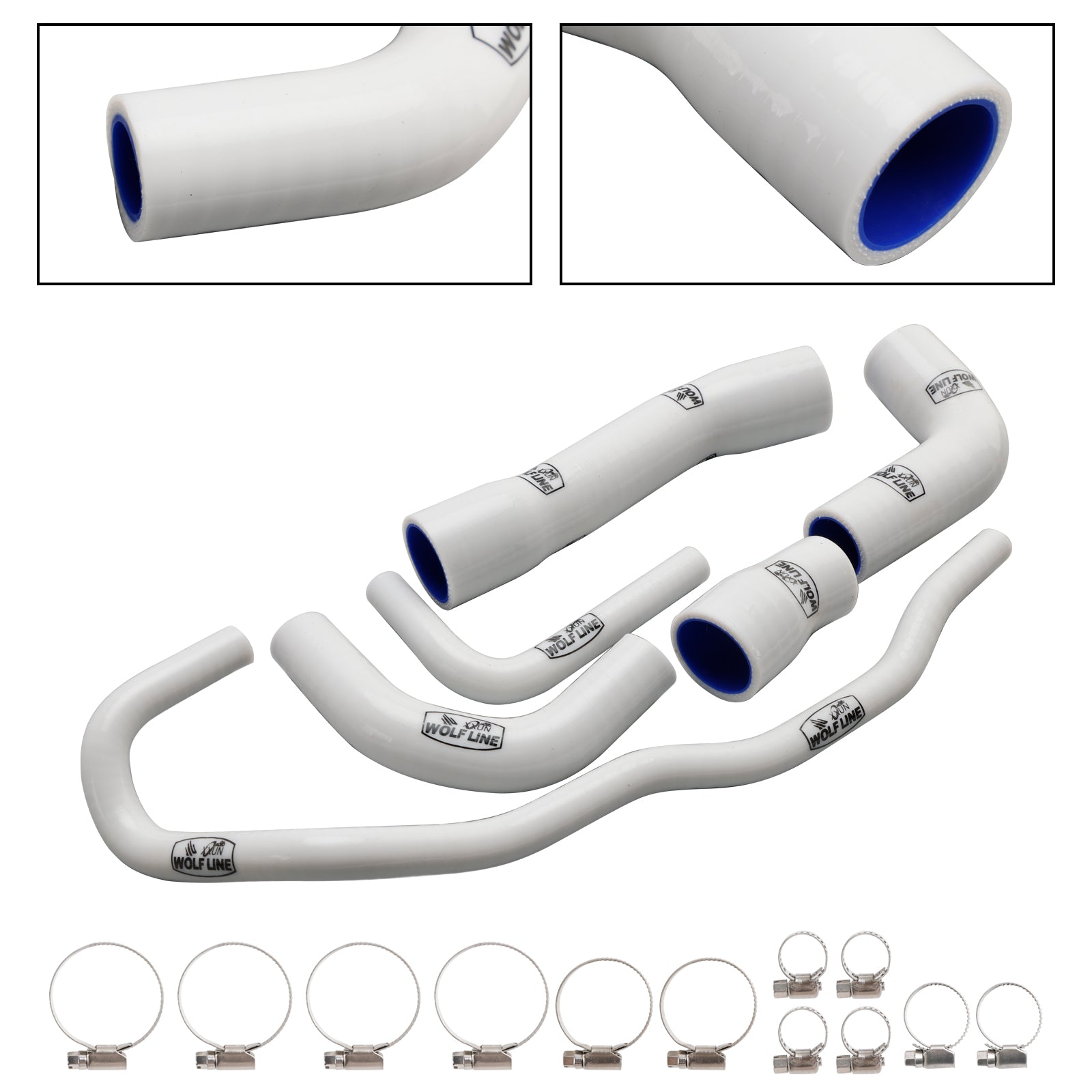 2021-2024 BMW S1000XR Silikon Radiator kjølevæskesett Kit