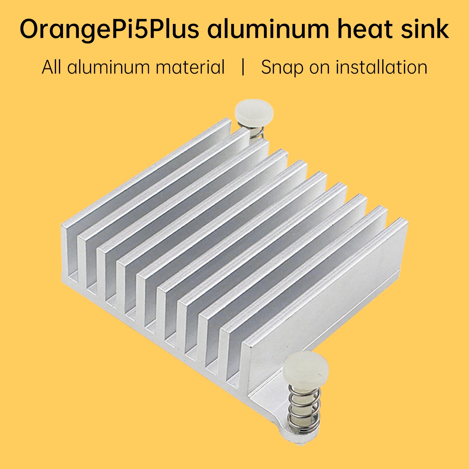 Orange Pi 5 Plus koellichaam Pi 5 Hoge temperatuurbestendigheid CPU-koellichaamkoeling