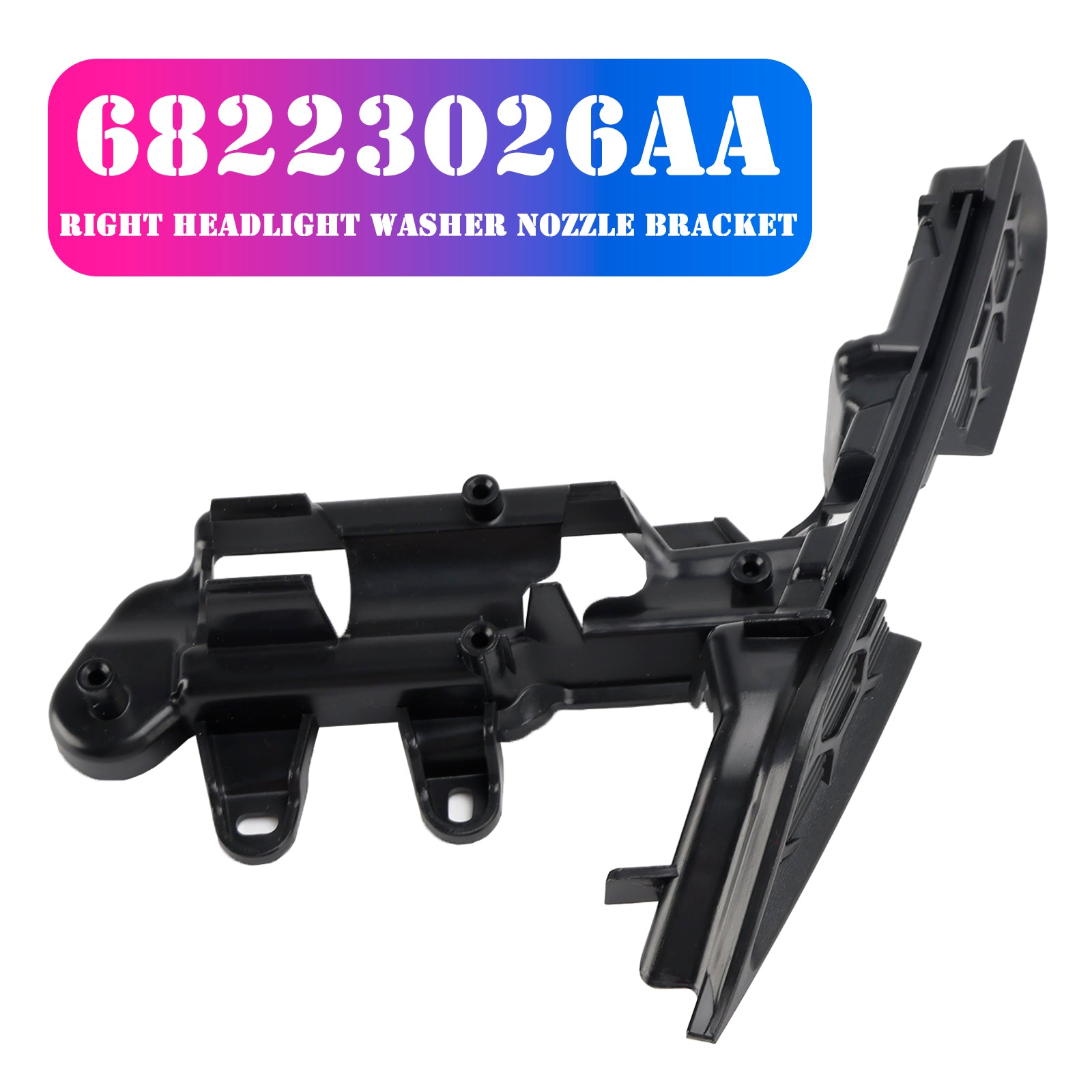 Right Headlight Washer Nozzle Bracket for Jeep Grand Cherokee 14-17 68223026AA