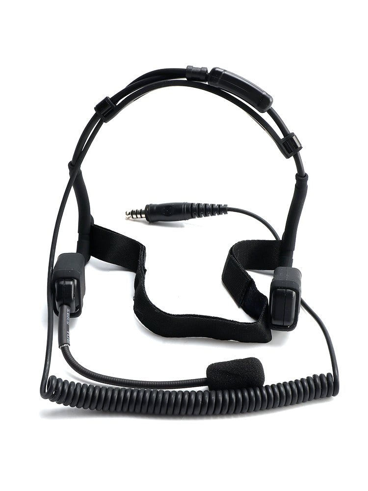 7.1-C9 Advanced Rear Mount Big Plug Tactical Earhook Headset Bone Headphones