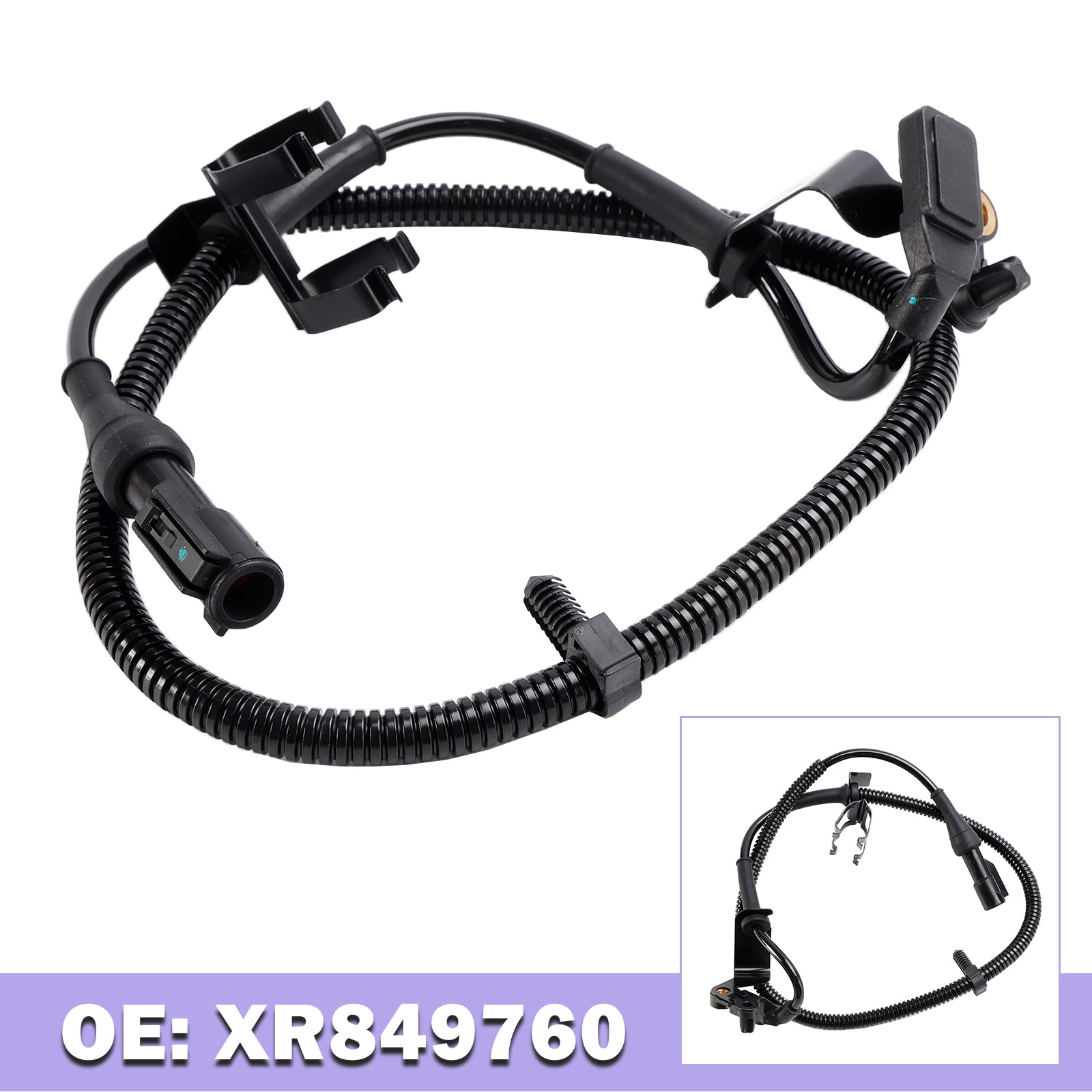Capteur de vitesse de roue ABS arrière droit XR849760 pour Jaguar S-TYPE X200 1999-2008
