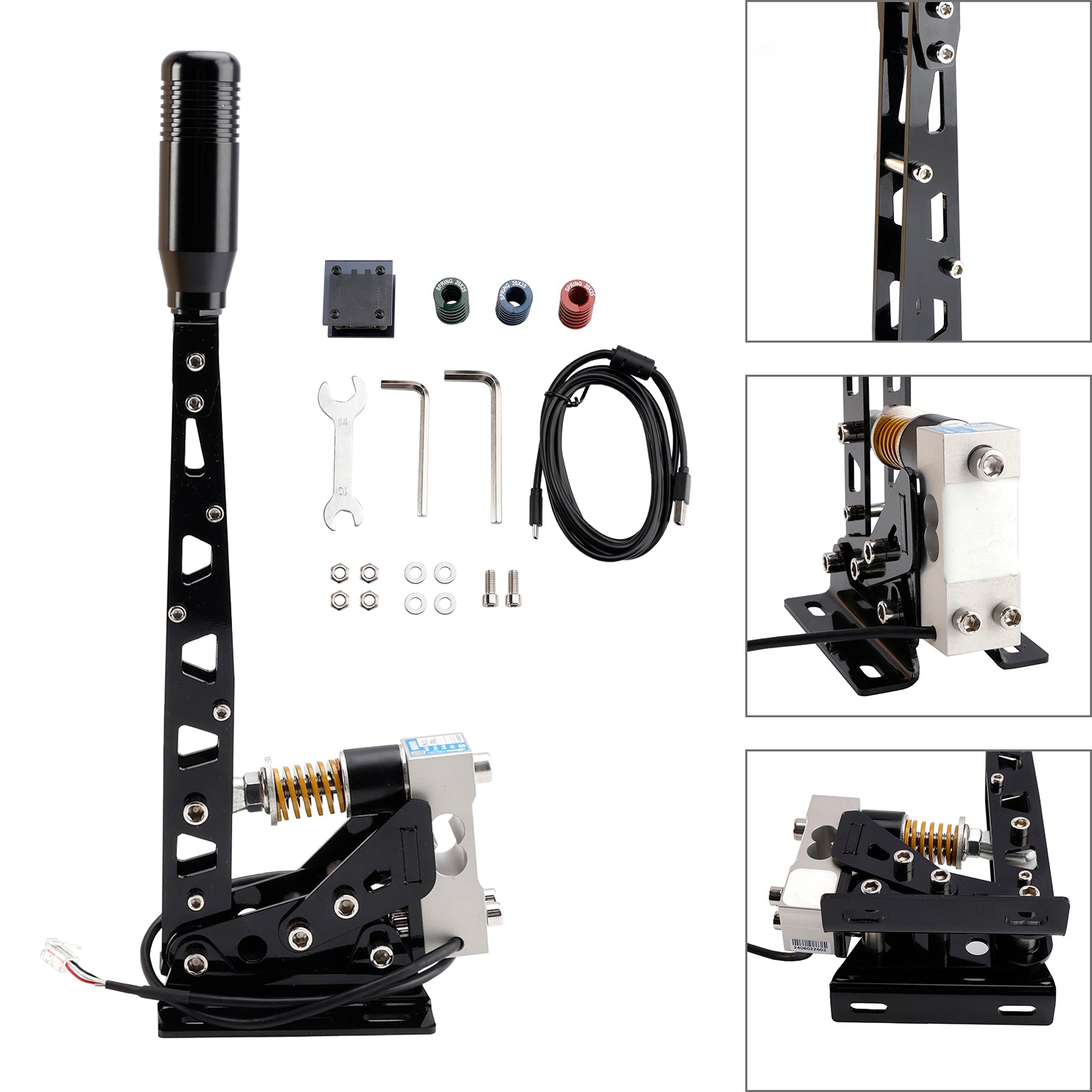 SIM USB Handbrake PC 64bit 200KG Load Cell Racing Games For Logitech G29/G27/G25