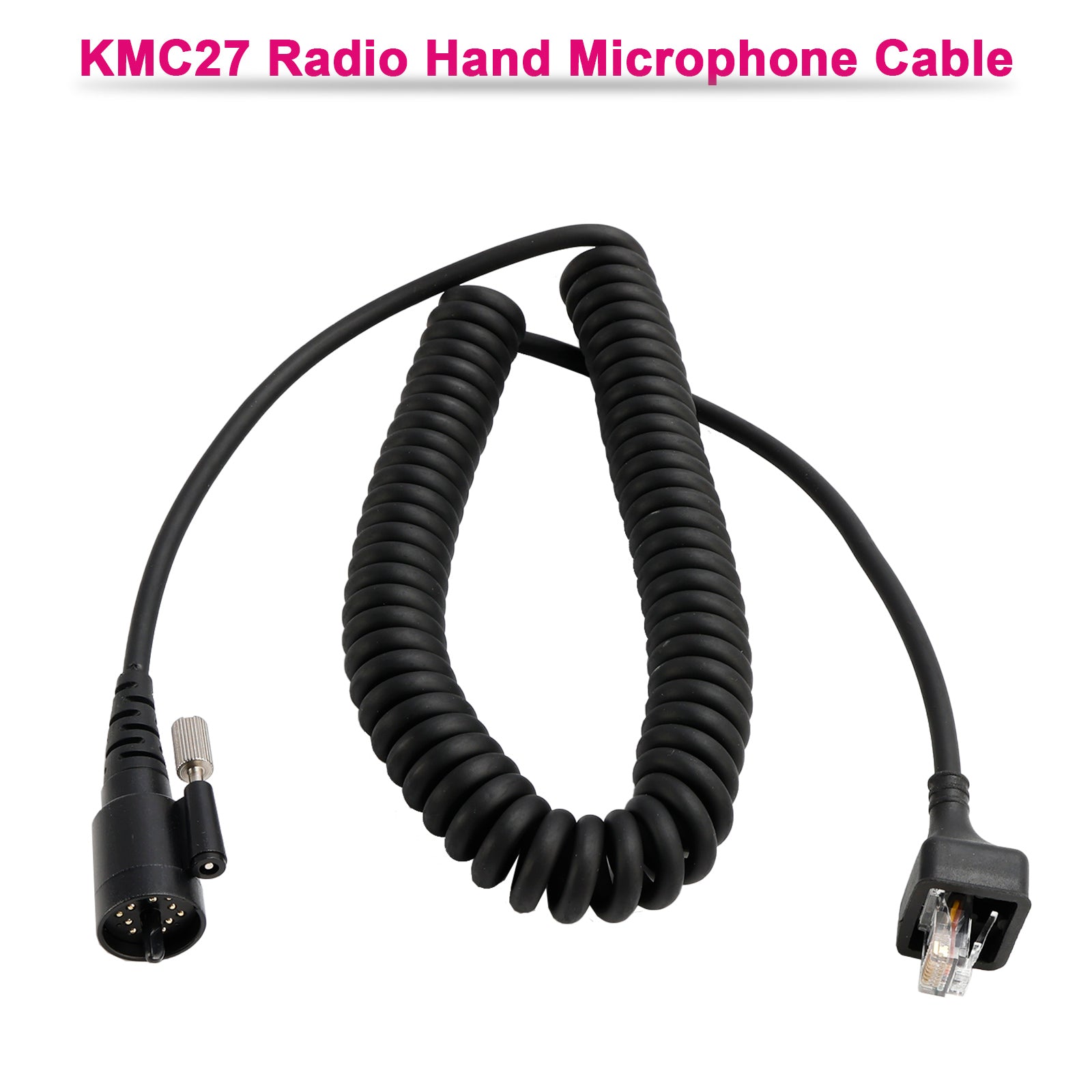 KMC27 Microphone Handmikrofonkabel för Kenwood TK-690 TK-790 TK-890 TK-5710