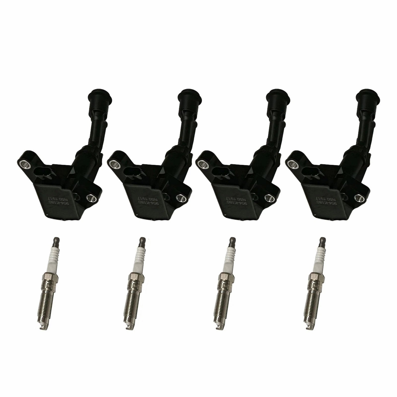2014-2020 For Ford Fusion l4 1.5l 4X Ignition Coil + 4X Spark Plug UF735 DS7Z12029B