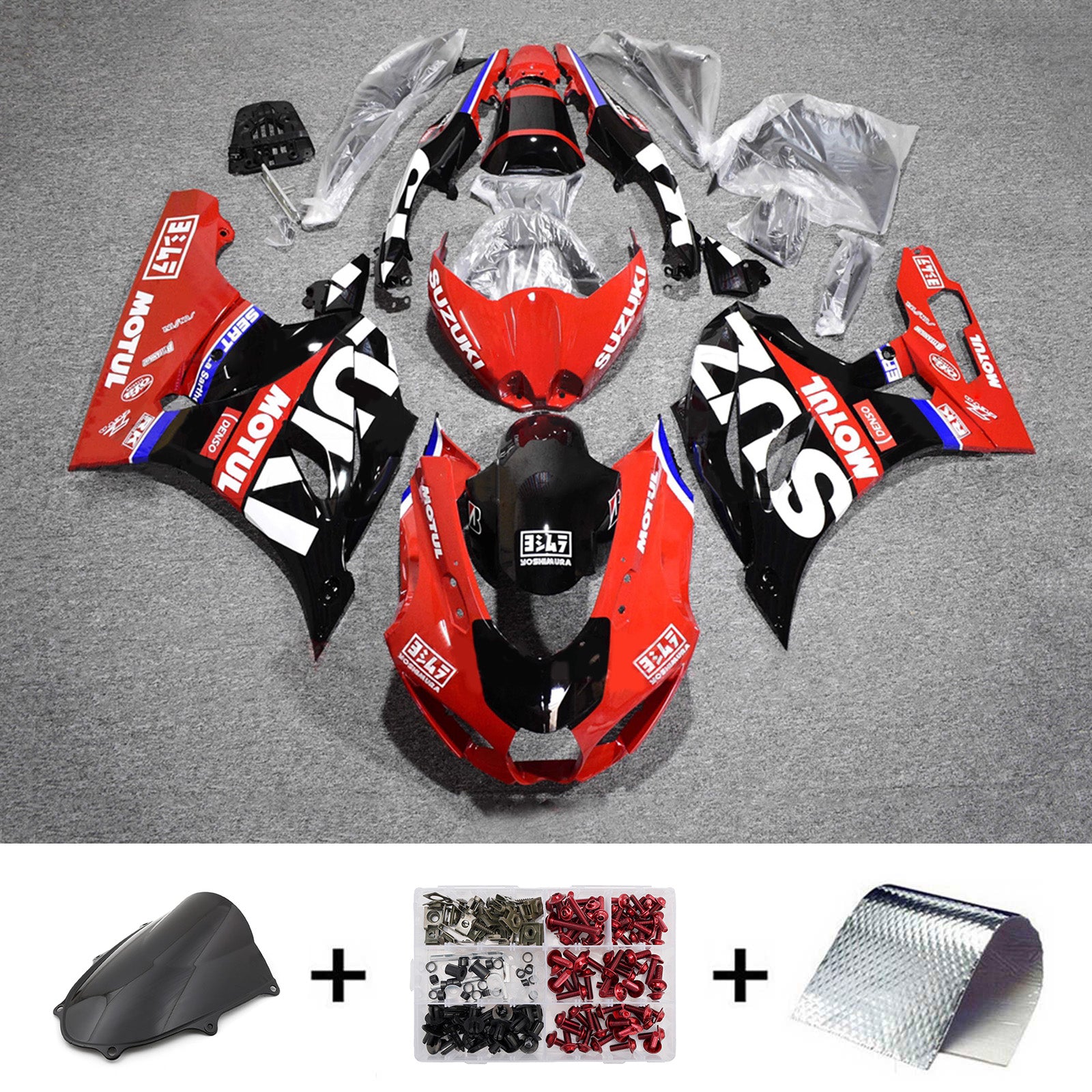 Injection Fairing Kit Bodywork Plastic ABS For Suzuki GSXR1000 2017-2025 K17