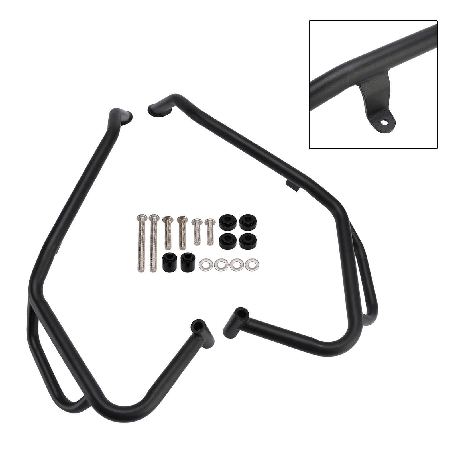 Crash Bar Lower Engine Guard Steel Frame Fit For Honda Xadv750 X-Adv 750 25 Silver