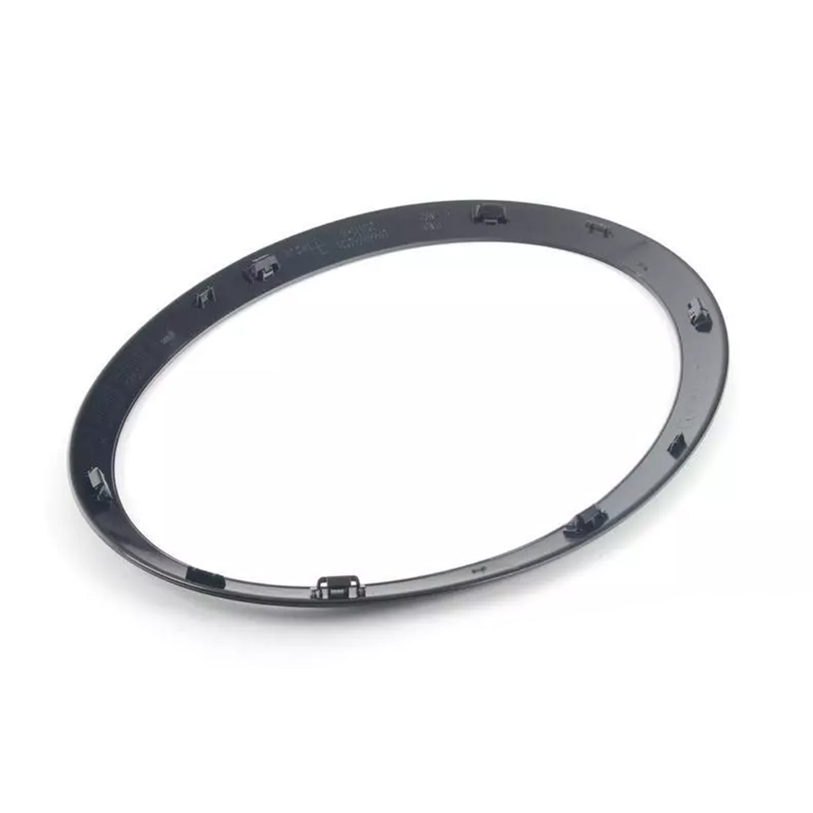 2 uds. Anillo embellecedor de bisel de faro negro brillante Mini Cooper F55 F56 F57 2014-2021