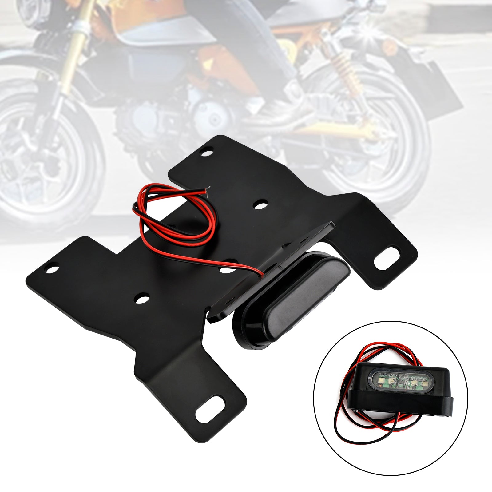 Soporte para matrícula apto para Honda Monkey 125 2018-2023