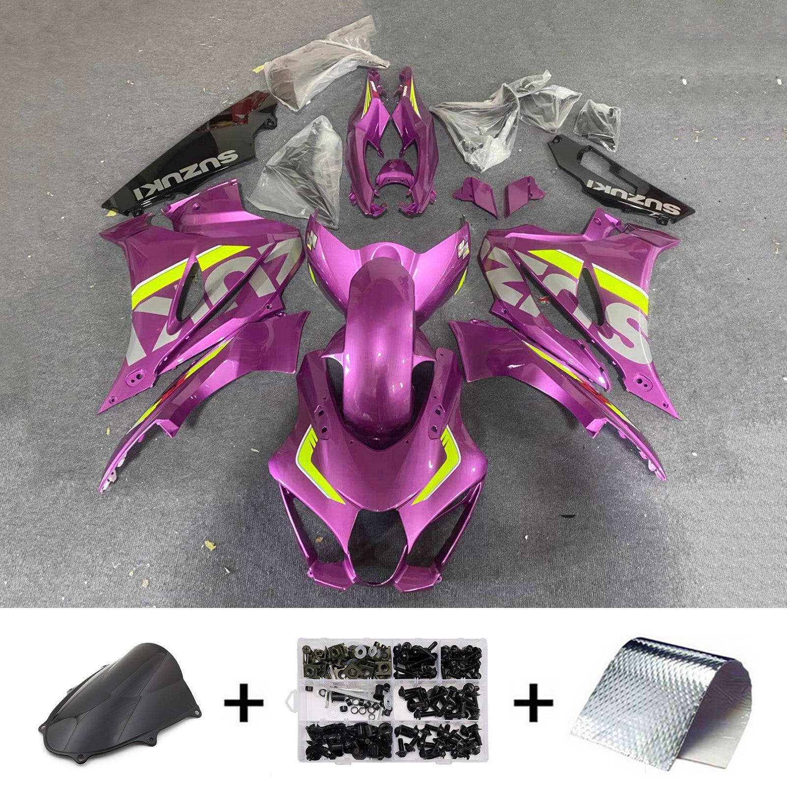 Injection Fairing Kit Bodywork Plastic ABS For Suzuki GSXR1000 2017-2025 K17