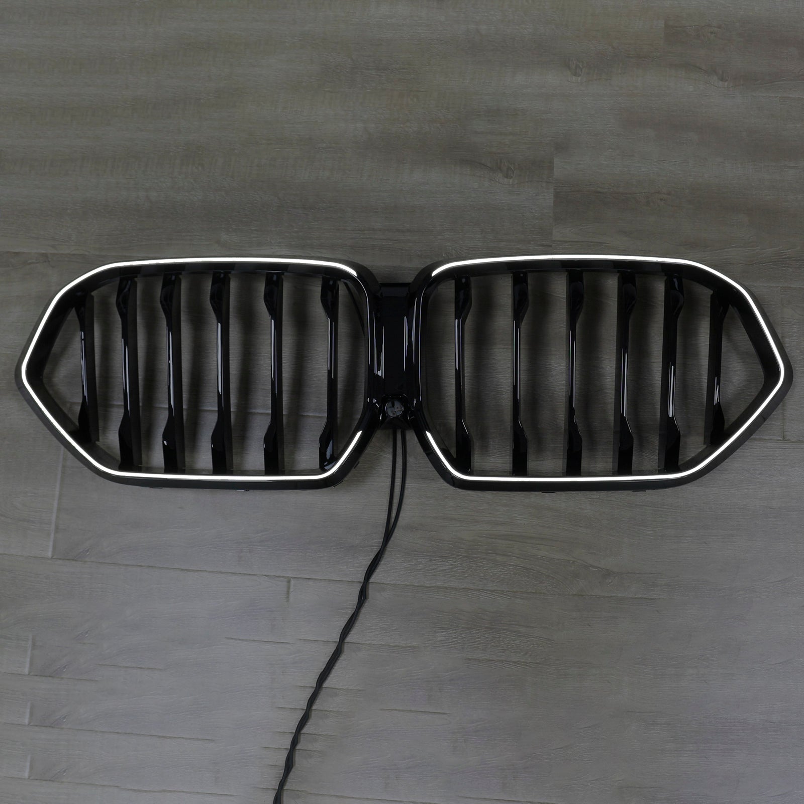 2020-2022 BMW X6 G06 M50i W/Camera Hole Black Front Bumper Grille Grill