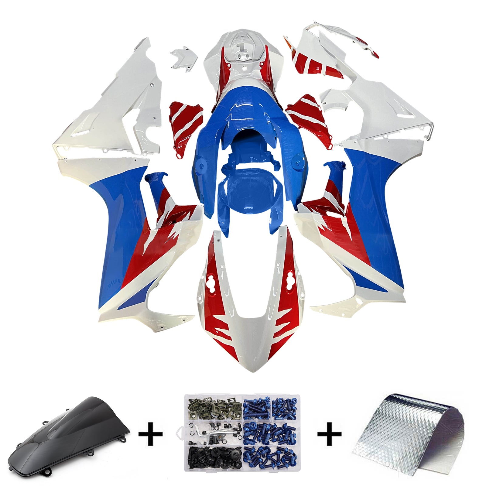 Kit de carenado de inyección carrocería plástico ABS para Honda CBR1000RR 2017-2023