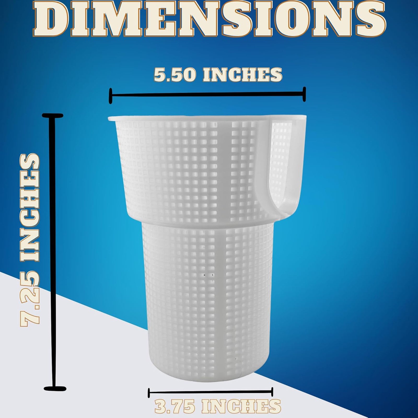 Grote mandpomp 355667 Voor zwembad- en spapomp