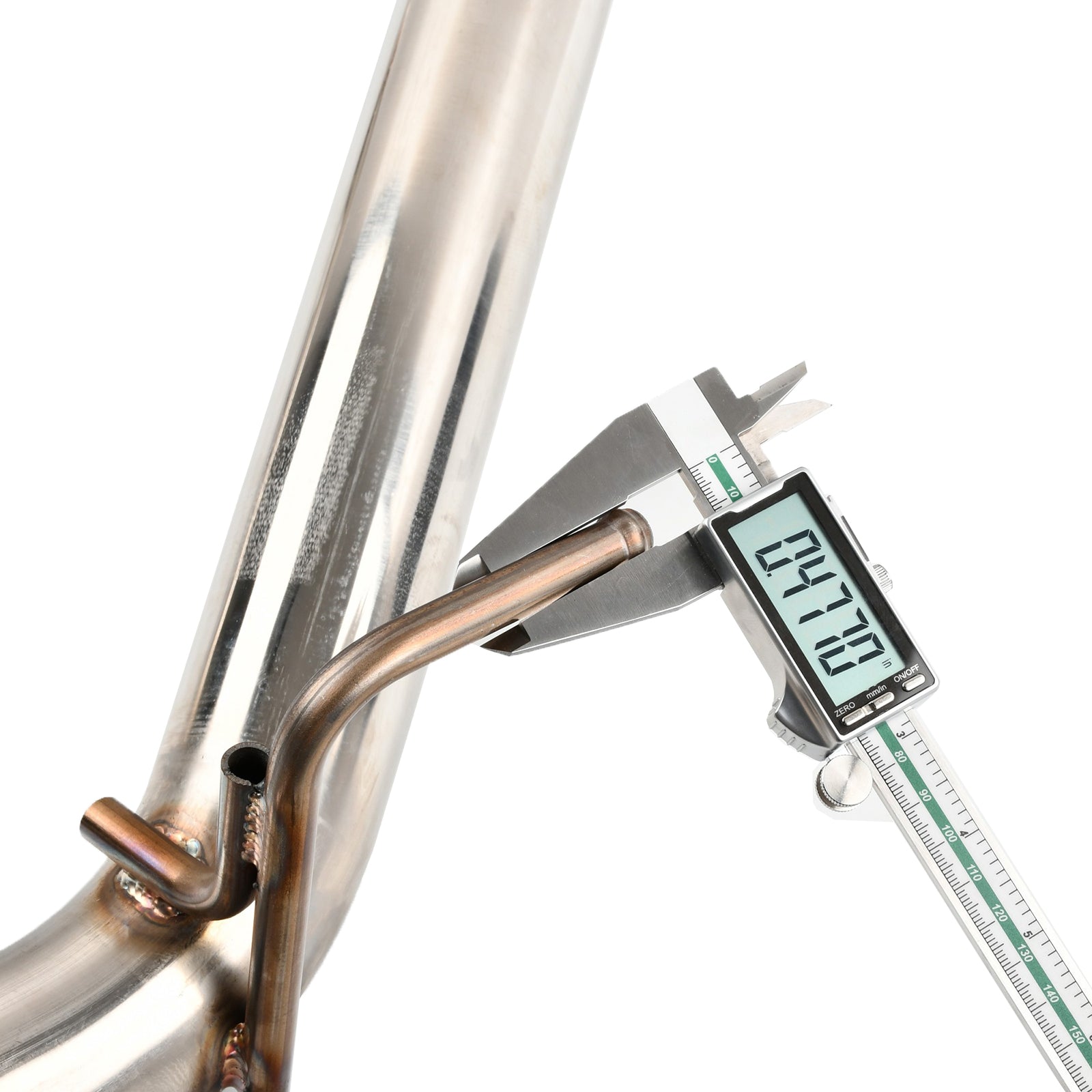 2008-2013 Infiniti G37 2dr Coupe Eje trasero Silenciador Tubo de escape Acero inoxidable