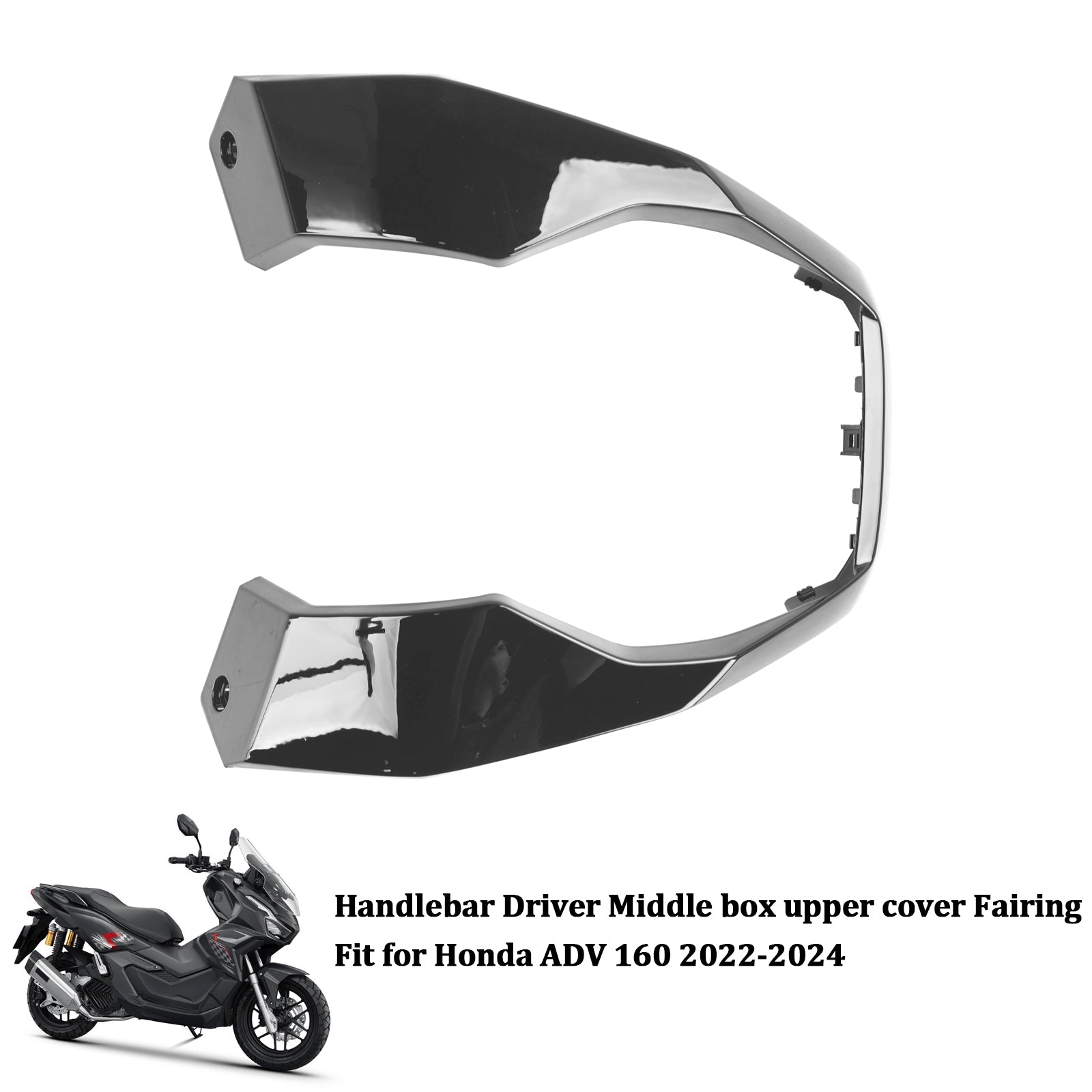 2023-2024 Honda ADV 160 Guidon Pilote Boîte centrale Couvercle inférieur Carénage