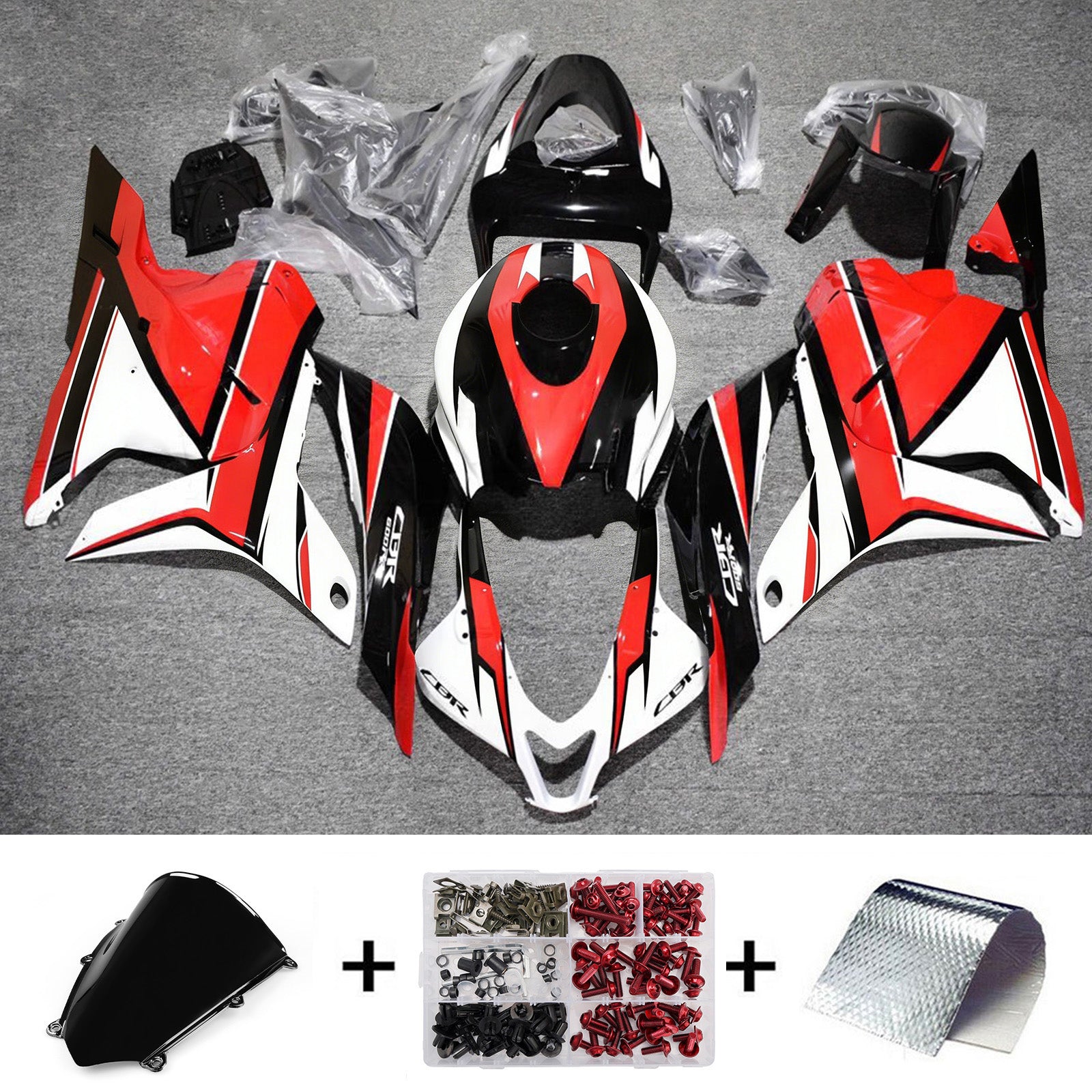 Injection Fairing Kit Bodywork Plastic ABS For Honda CBR600RR 2009-2012 F5