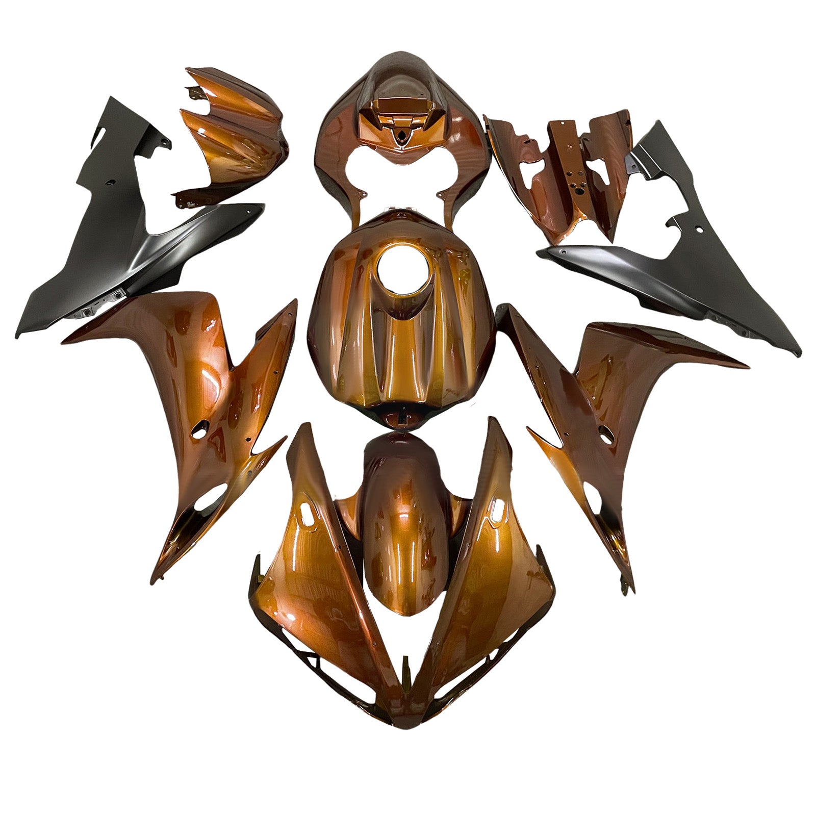 Injectiekuipset carrosserie kunststof ABS voor Yamaha YZFR1 YZF-R1 2004-2006