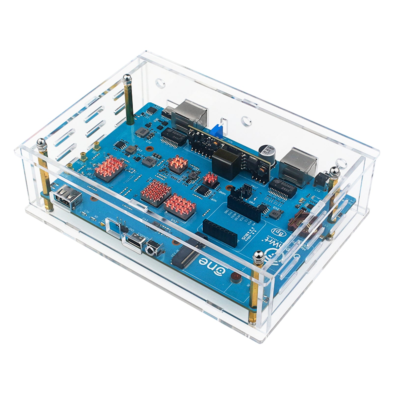 Banana Pi Openwrt One Shell Acryl Transparante Beschermende Shell Externe Antenne