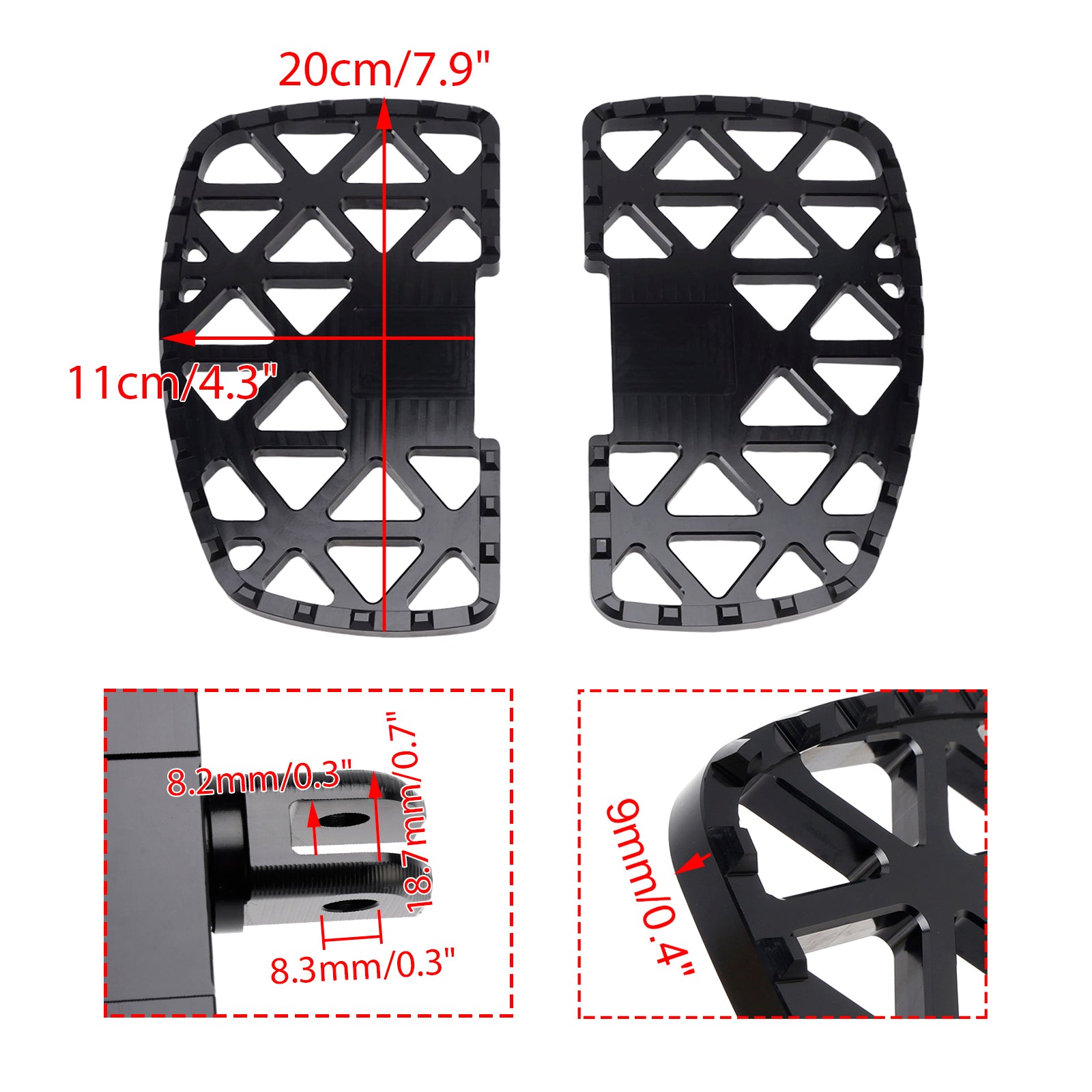 Voorste voetsteunen voetsteunen geschikt voor Speedmaster 2018-2025 Rocket 3GT 2020-2025