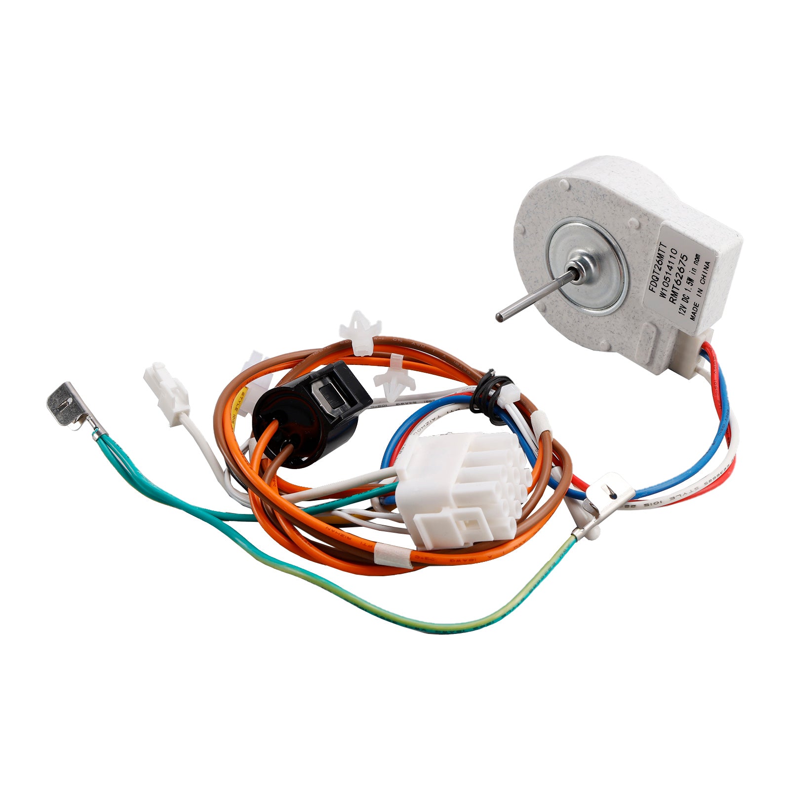 WPW10514110 W10514110 Motor do ventilador do evaporador do refrigerador para Kenmore W10466226