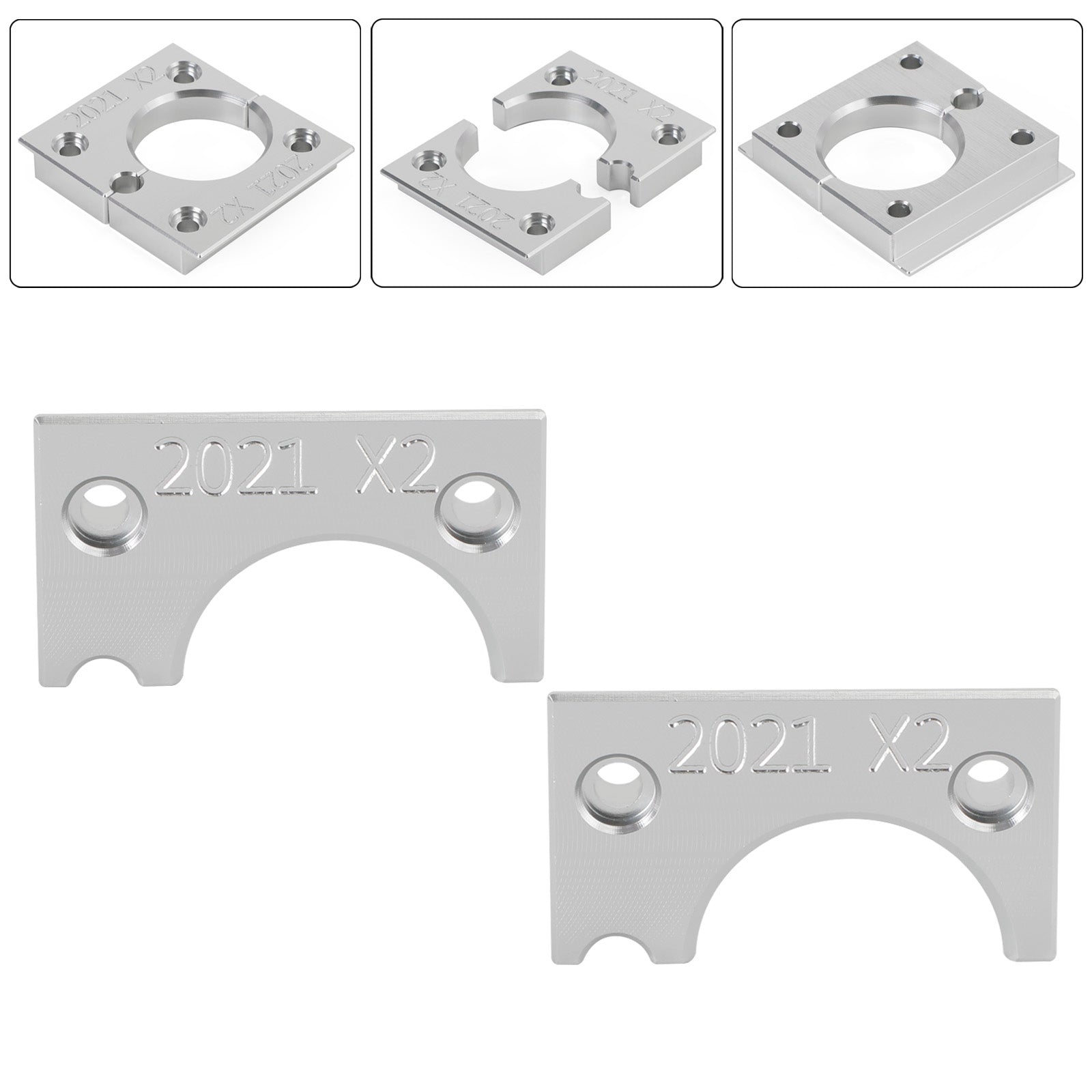 Abrazadera de eje de choque/bloque de tornillo de banco para Fox Float X2 2021 #803-00-805/803-01-690 DHX2