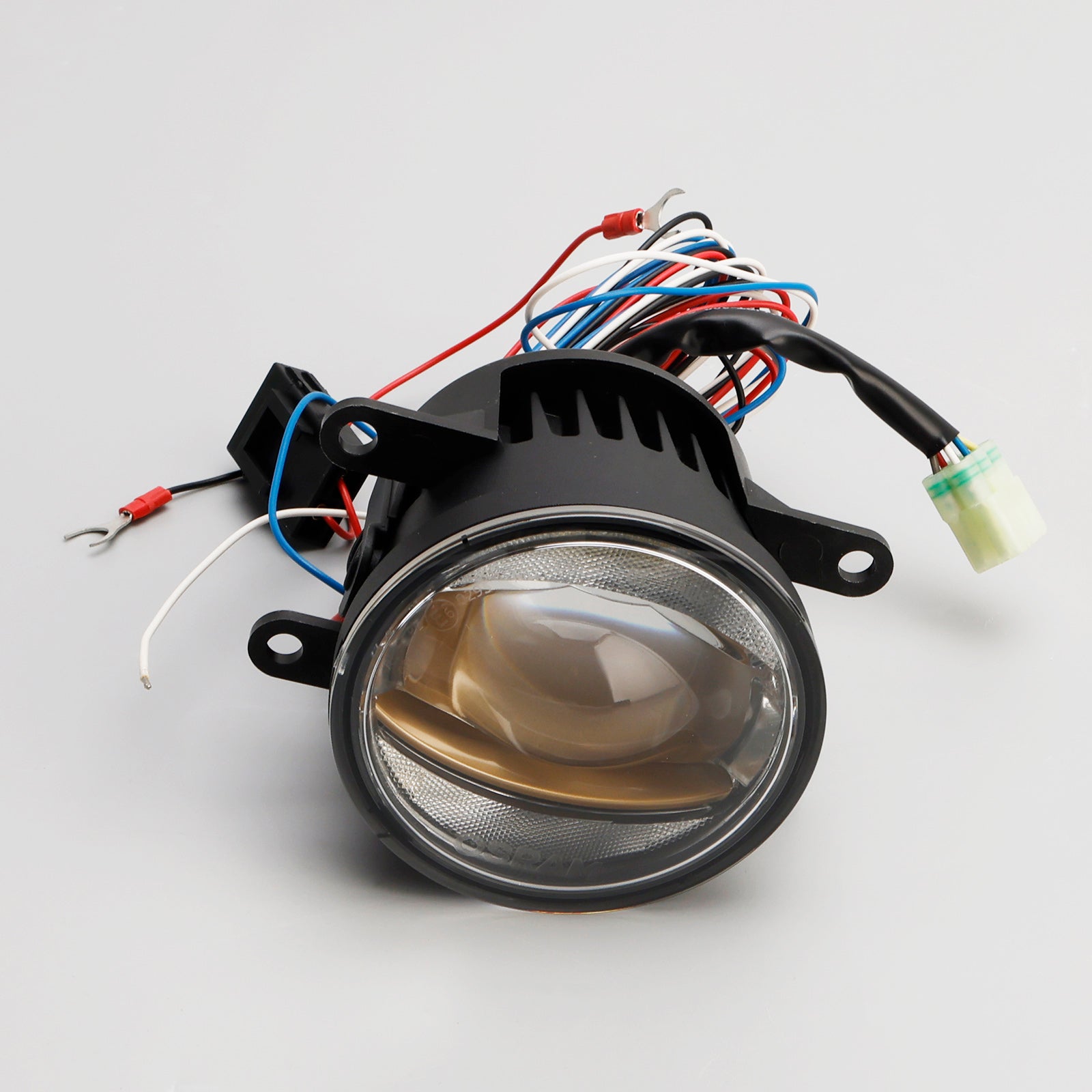 Bil Light Ledriving Fog DRL Gold Edition 90mm 6000K för Osram