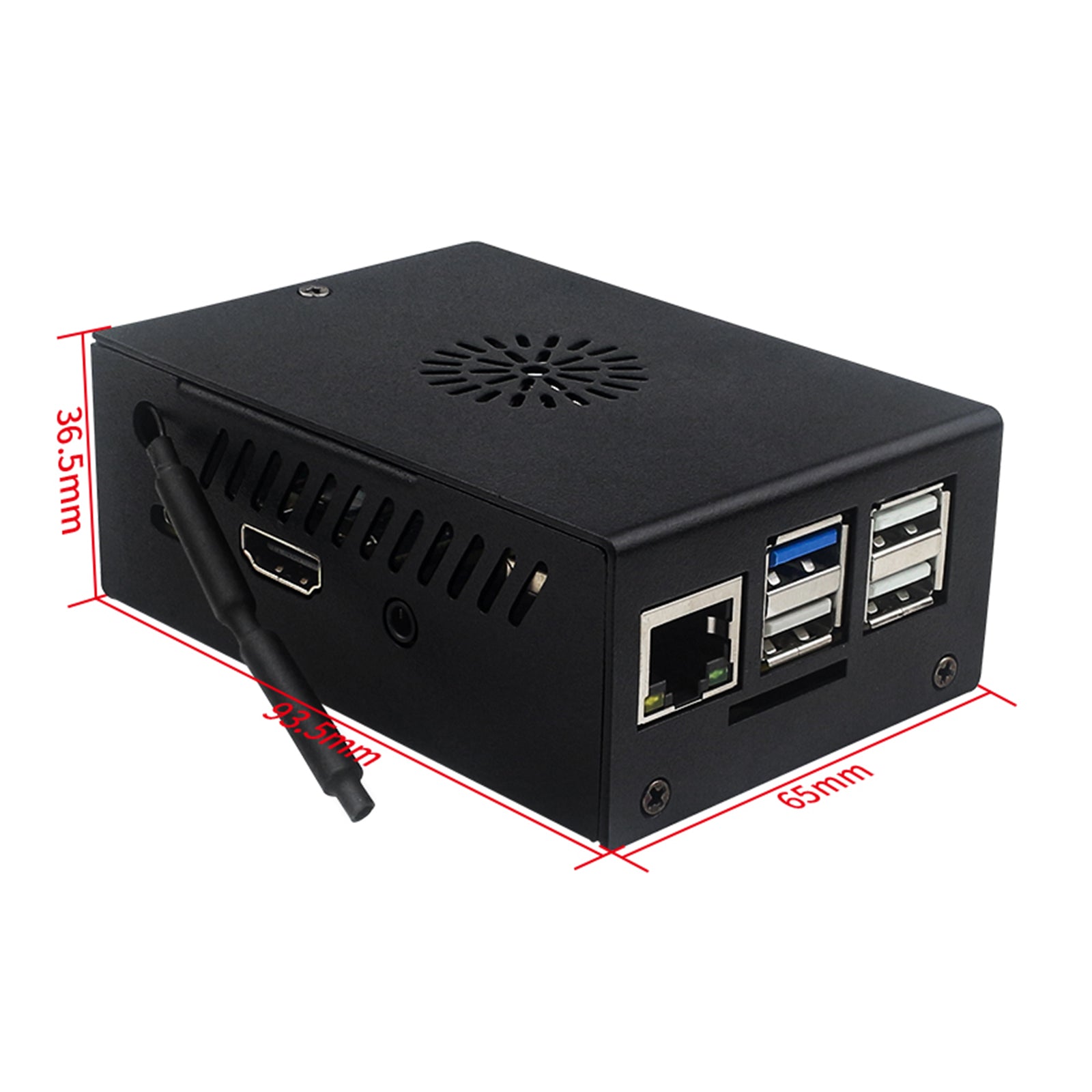 New Orange Pi 3B Metal Case Aluminum Alloy Box With Cooling Fan Cooling Case