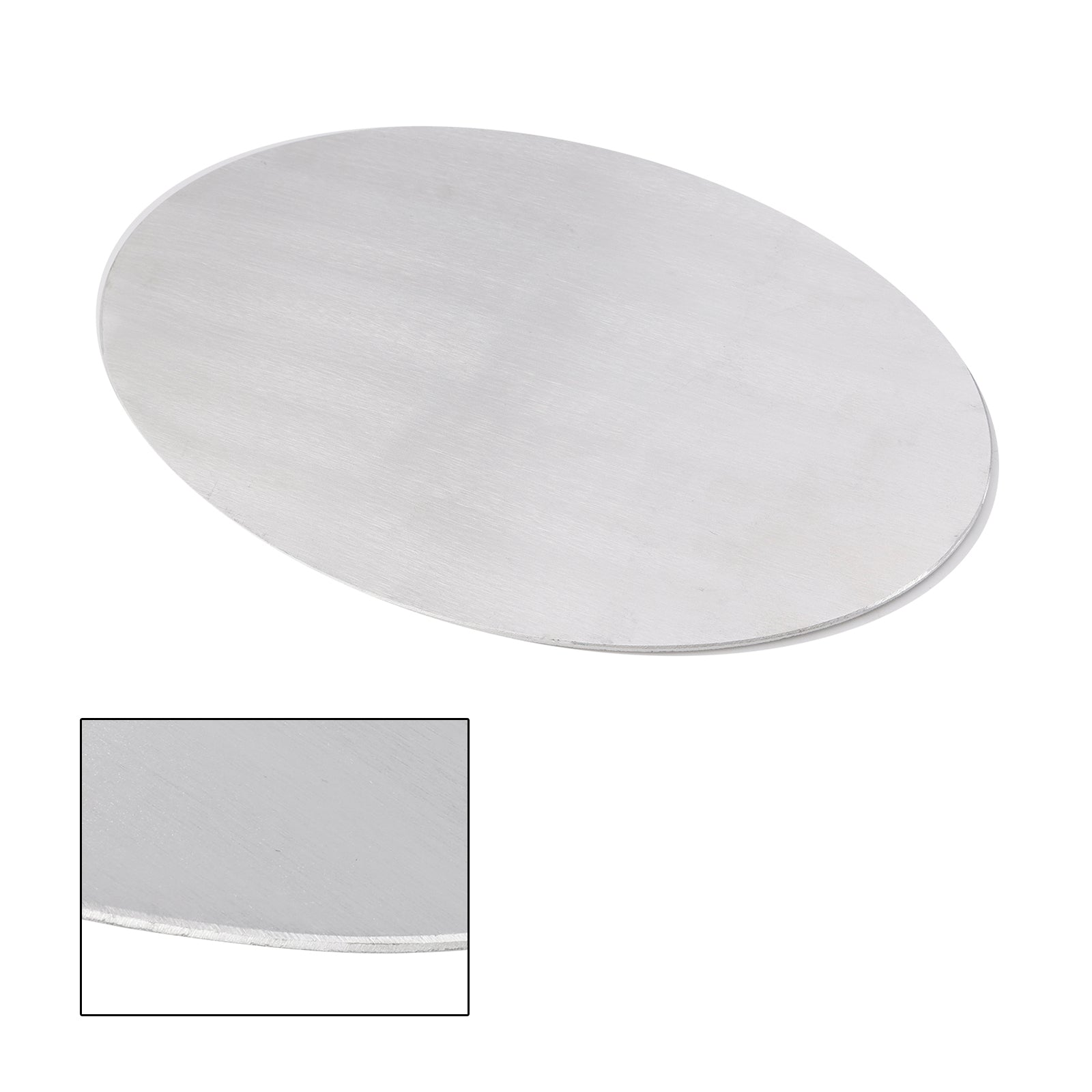 Plaque d'images en alliage en aluminium vierge ovale diy ajustement universel pour moto