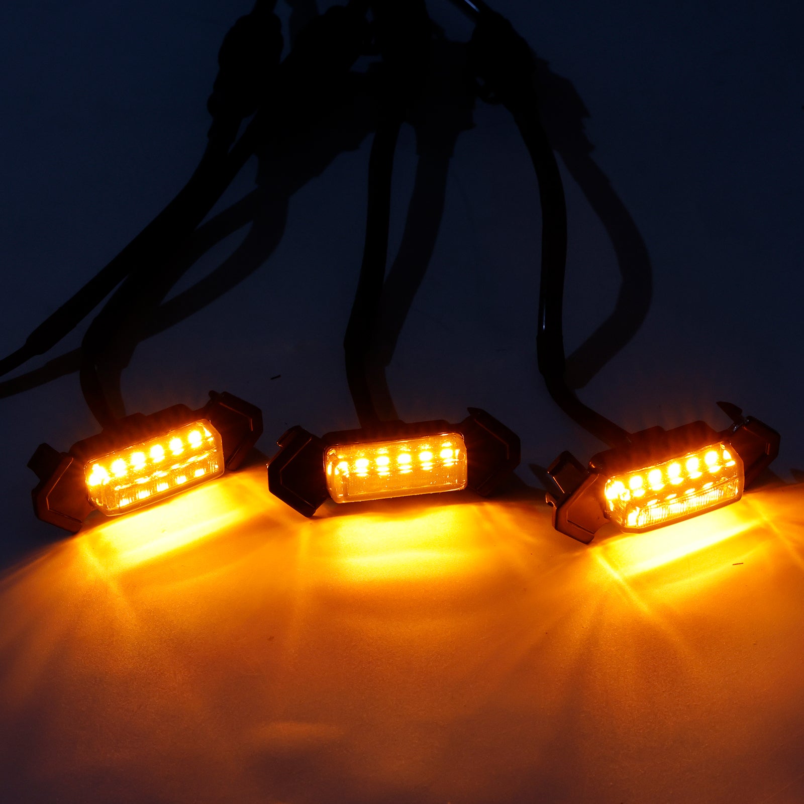 2016-2023 Toyota Tacoma Smoked Lens Amber Light Front Palette de lumière LED