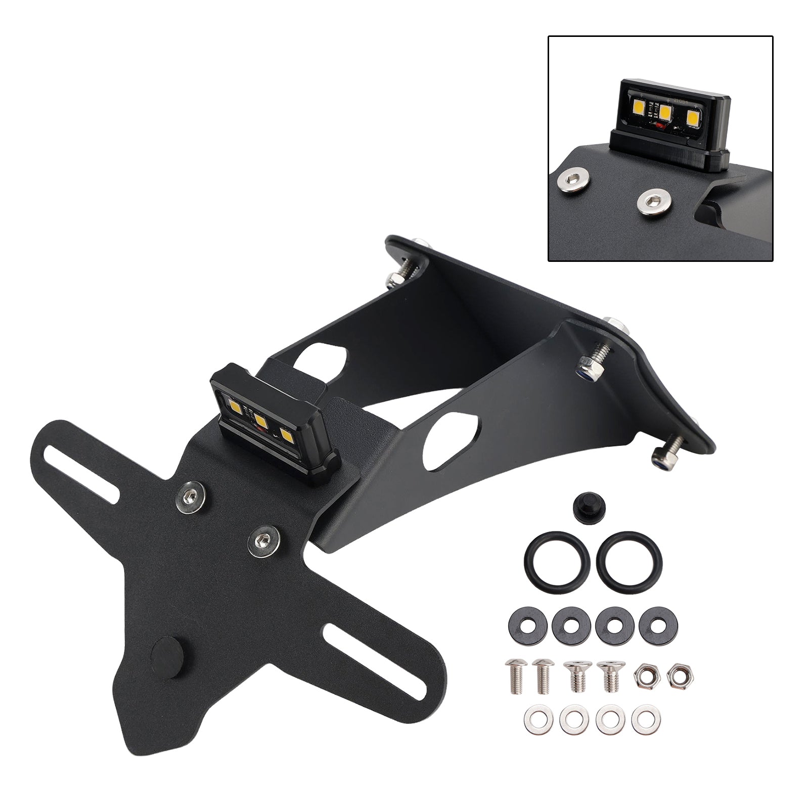 License Plate Holder Frame Bracket fit for Yamaha YZF-R25 YZF-R3 MT-25 MT-03 19-25