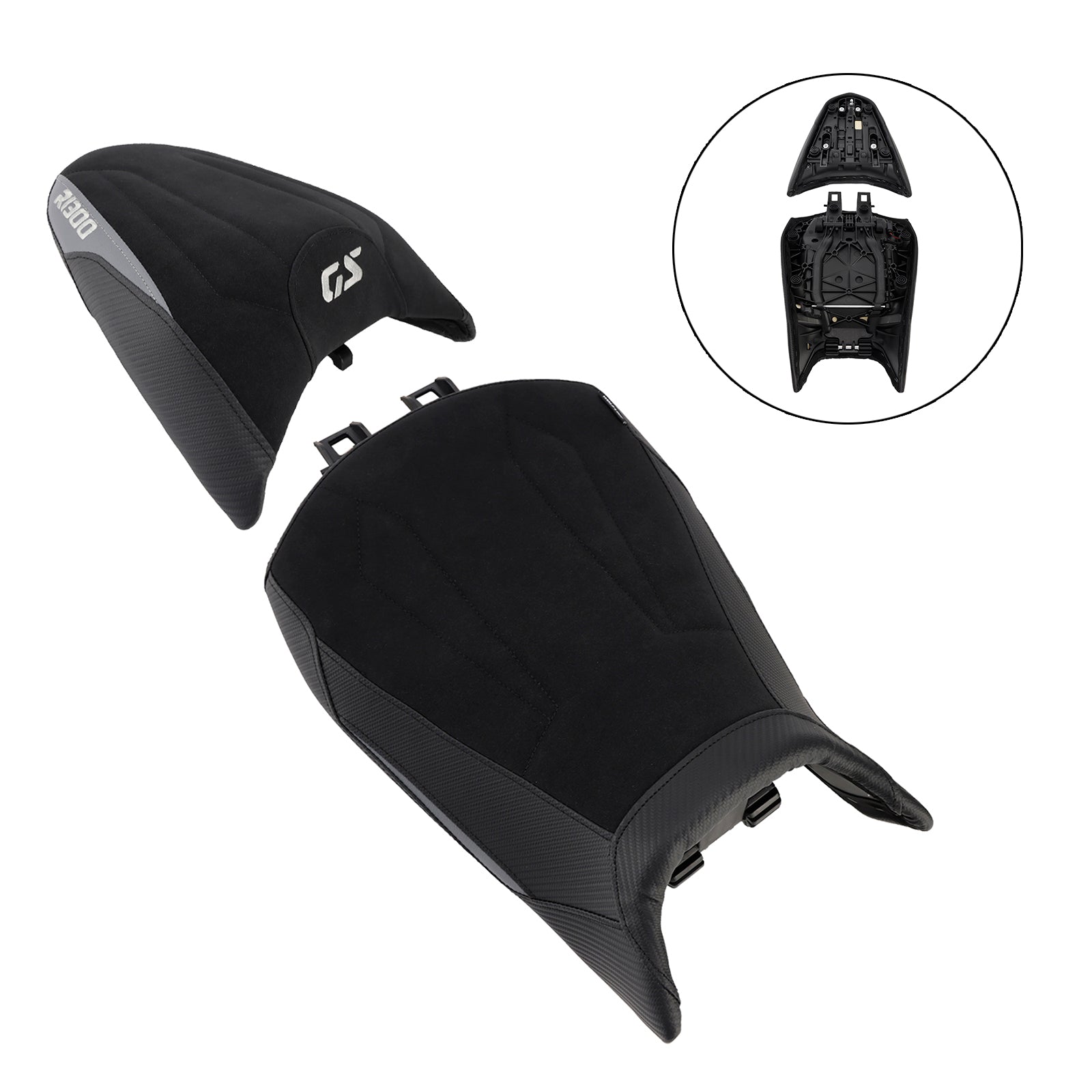 Lower Front W/ Rear Seat Driver Pillion Gray For Bmw R1300Gs R 1300 Gs 24-25