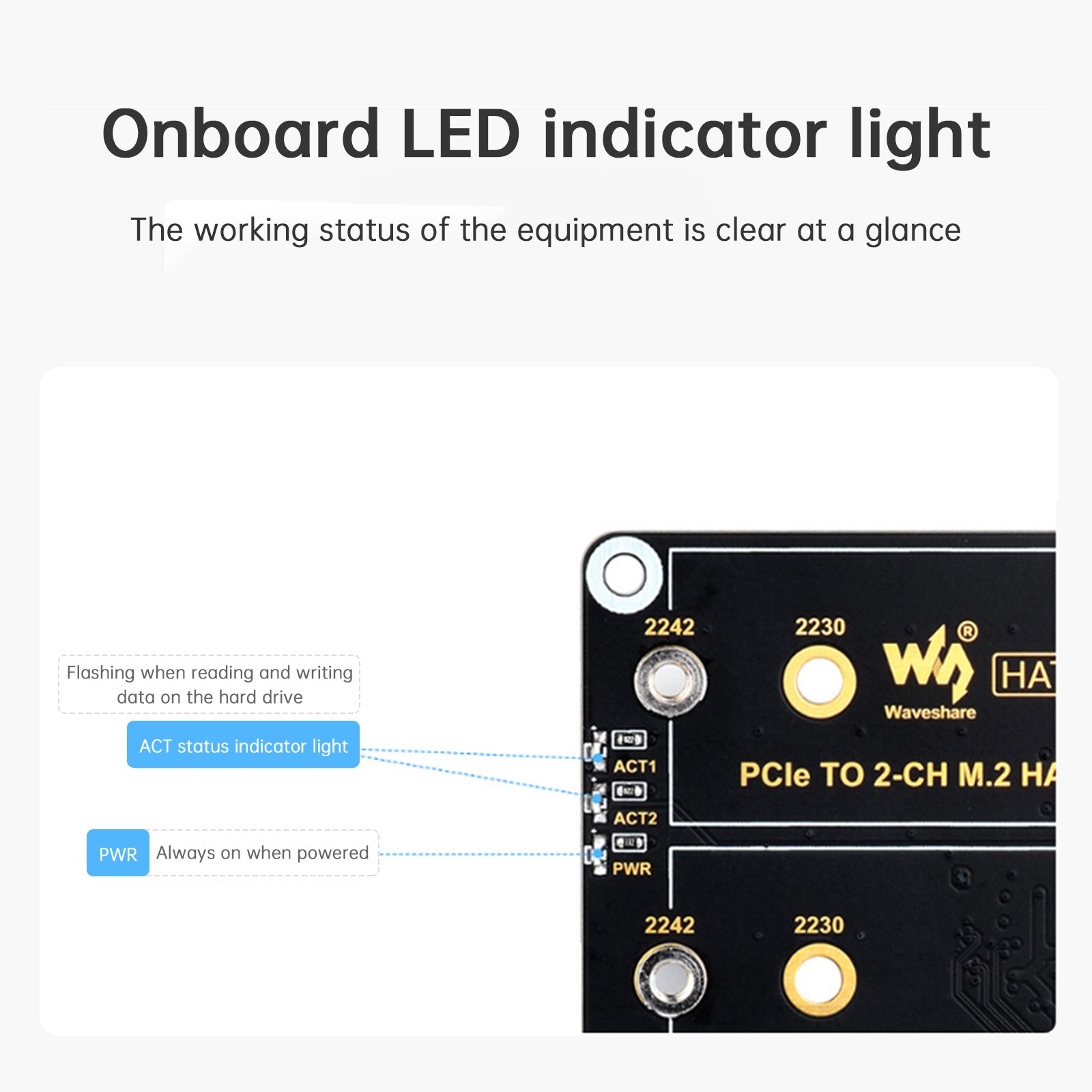 Raspberry PI 5: e generationens PCIe till dubbelkanal M.2 Adaptertavla Dual M.2