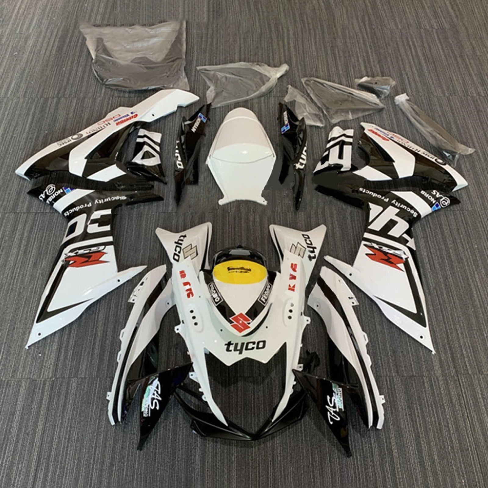 2011-2024 Suzuki GSXR 600/750 K11 Kit de carénage injection Amotopart Bodywork Plastic Abs # 101