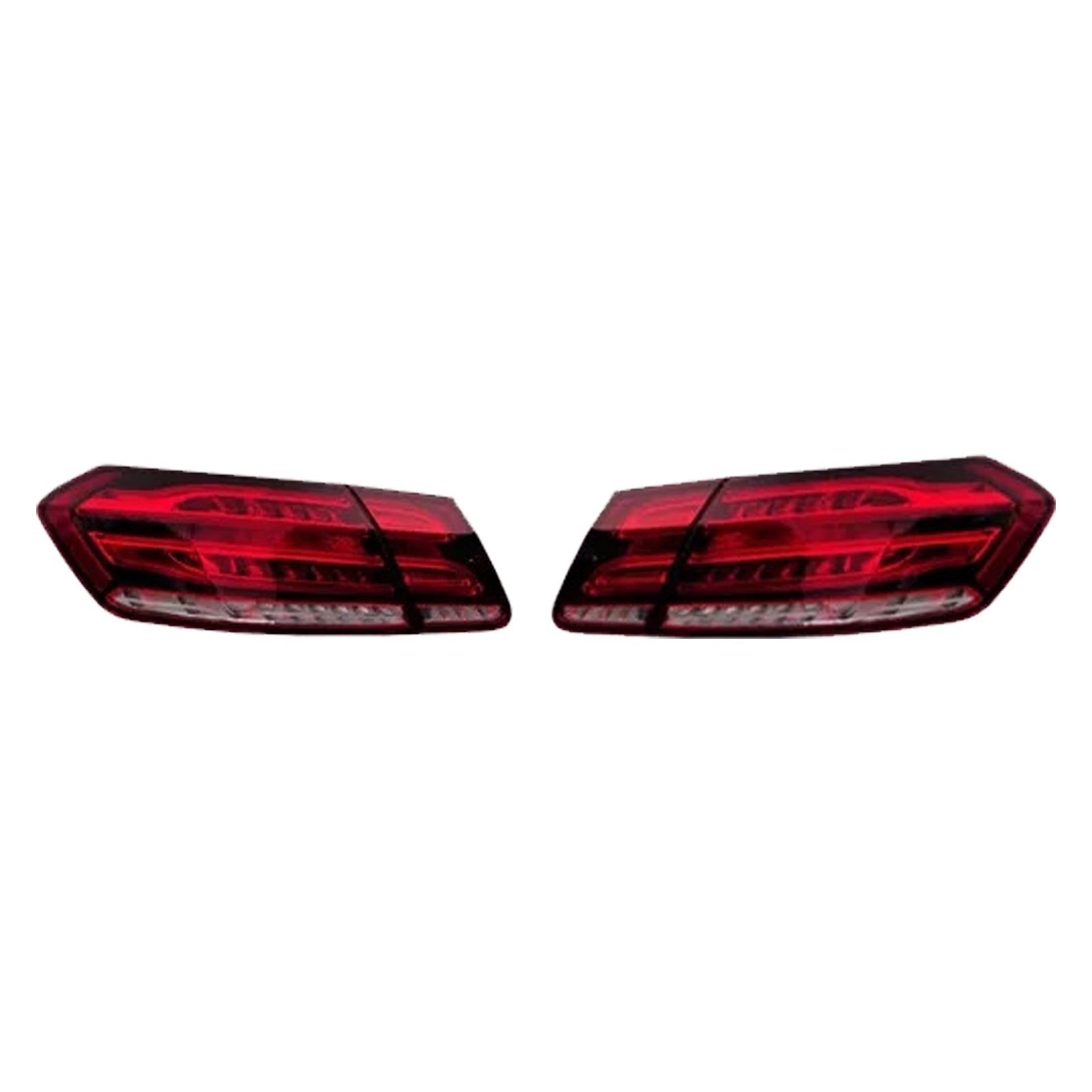 4PCS LED Rear Tail Light Brake Lamp For Mercedes E-Class W212 2013-2015