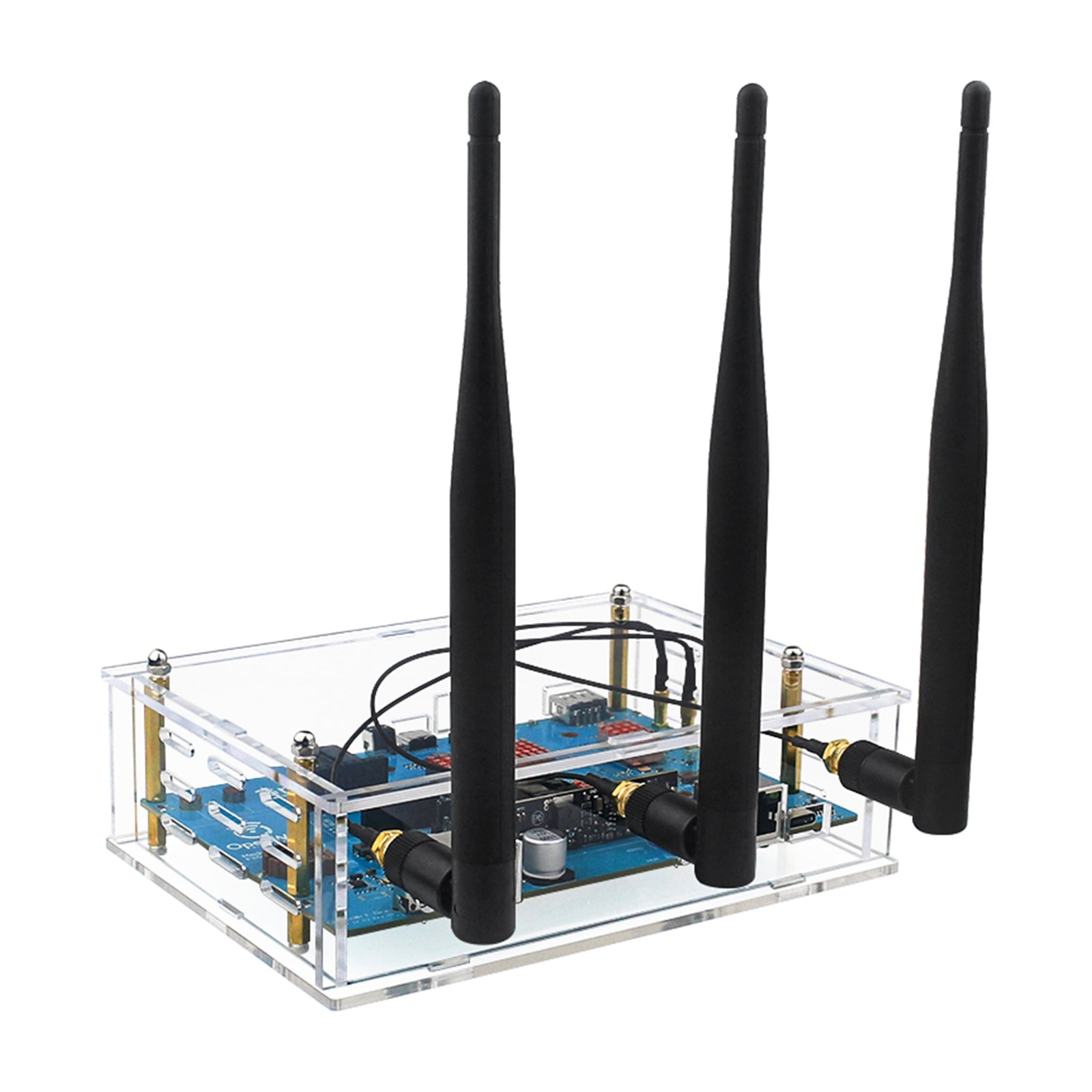 Banana Pi Openwrt One Shell Acryl Transparante Beschermende Shell Externe Antenne
