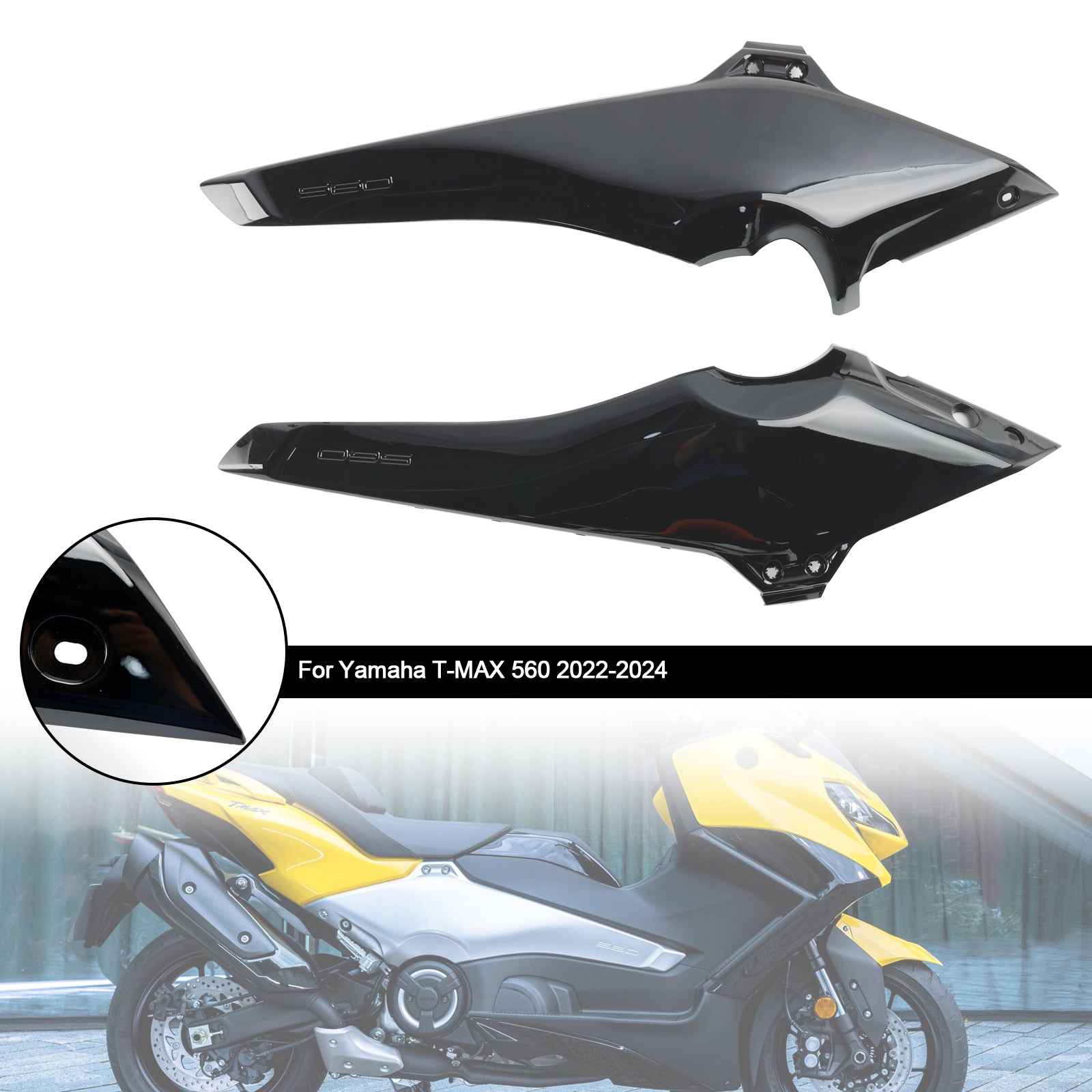 Painéis de tampa da estrutura lateral Capuzes para Yamaha T-MAX 560 2022-2024