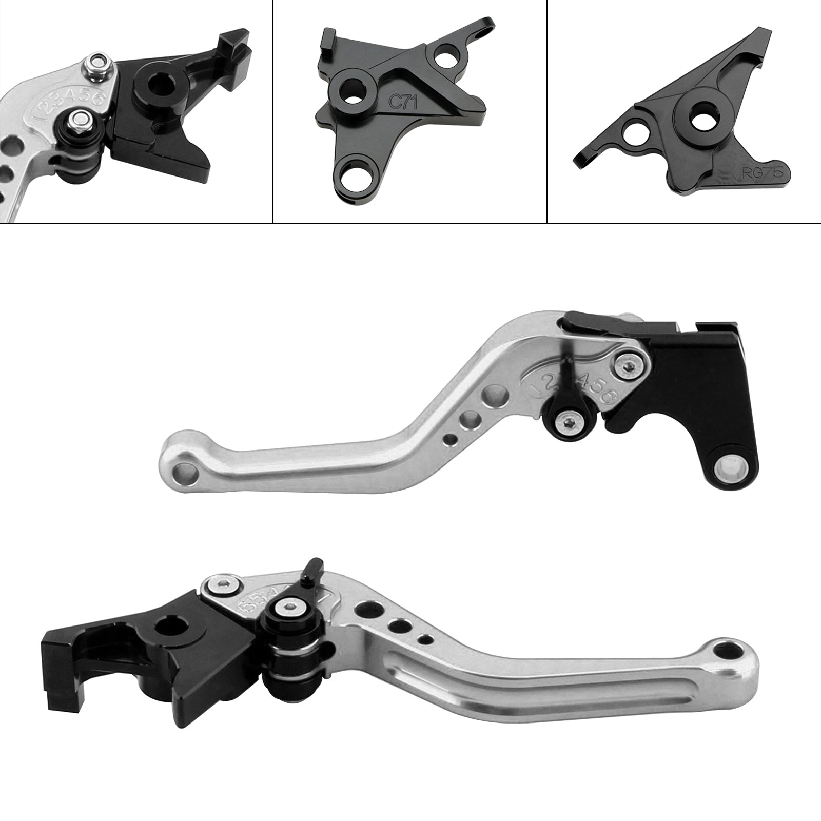 Ny kort clutchbremsespak passform for BMW R Nine T /Pure /Racer 2017-2023