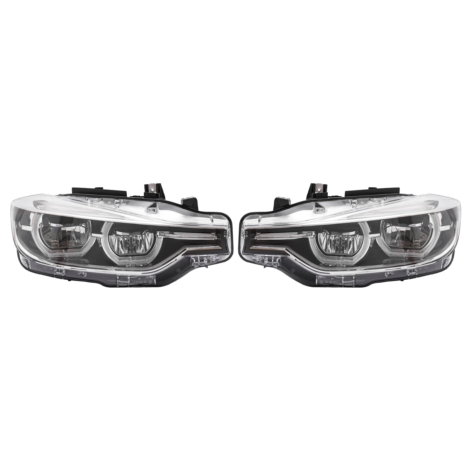 Left+Right LED Headlight For BMW 3 Series F30 F31 2016-2019 Without AFS