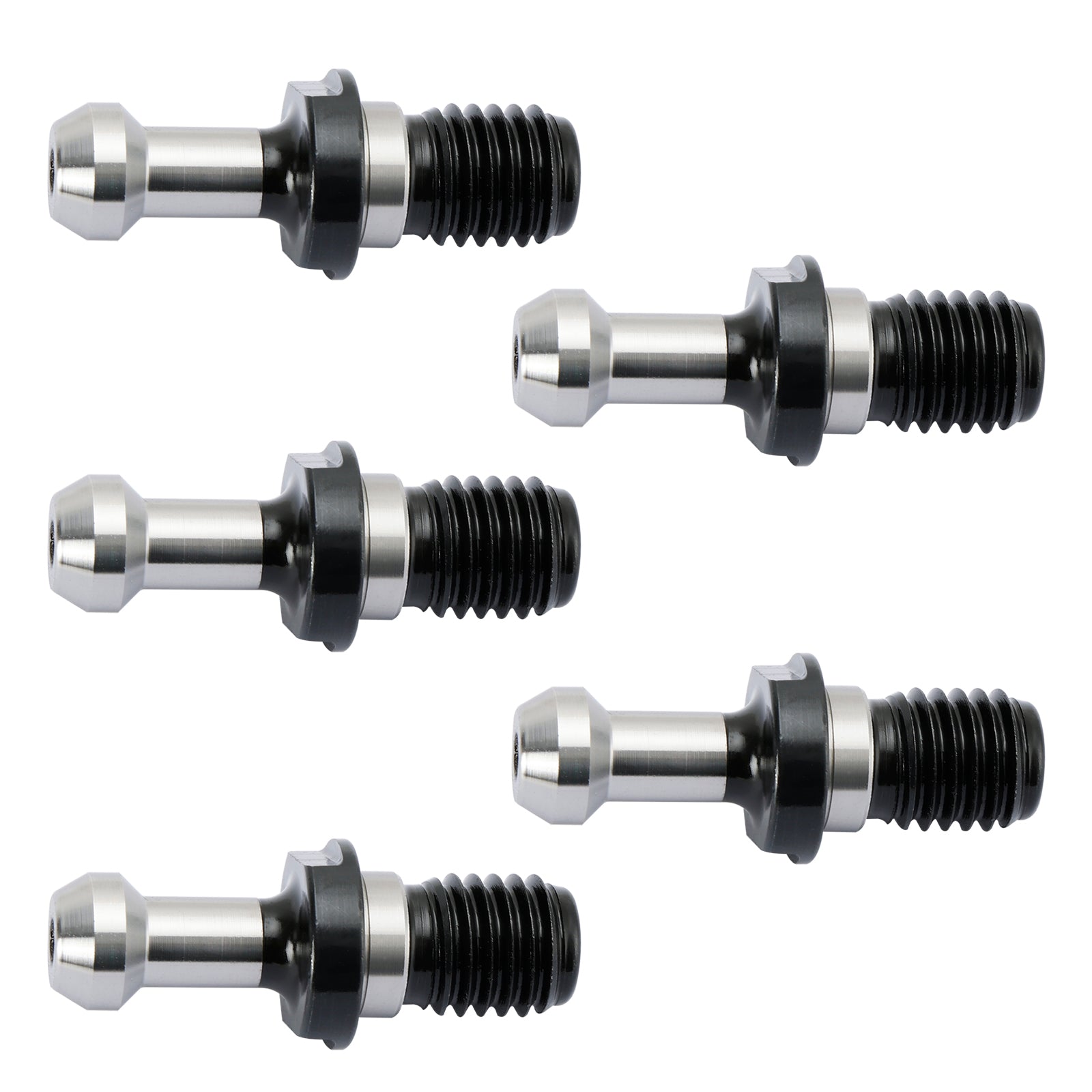 Perilla de retención de perno prisionero CAT40 de 45 pulgadas, 5 uds., se adapta a cualquier Haas CAT40 CNC plateado