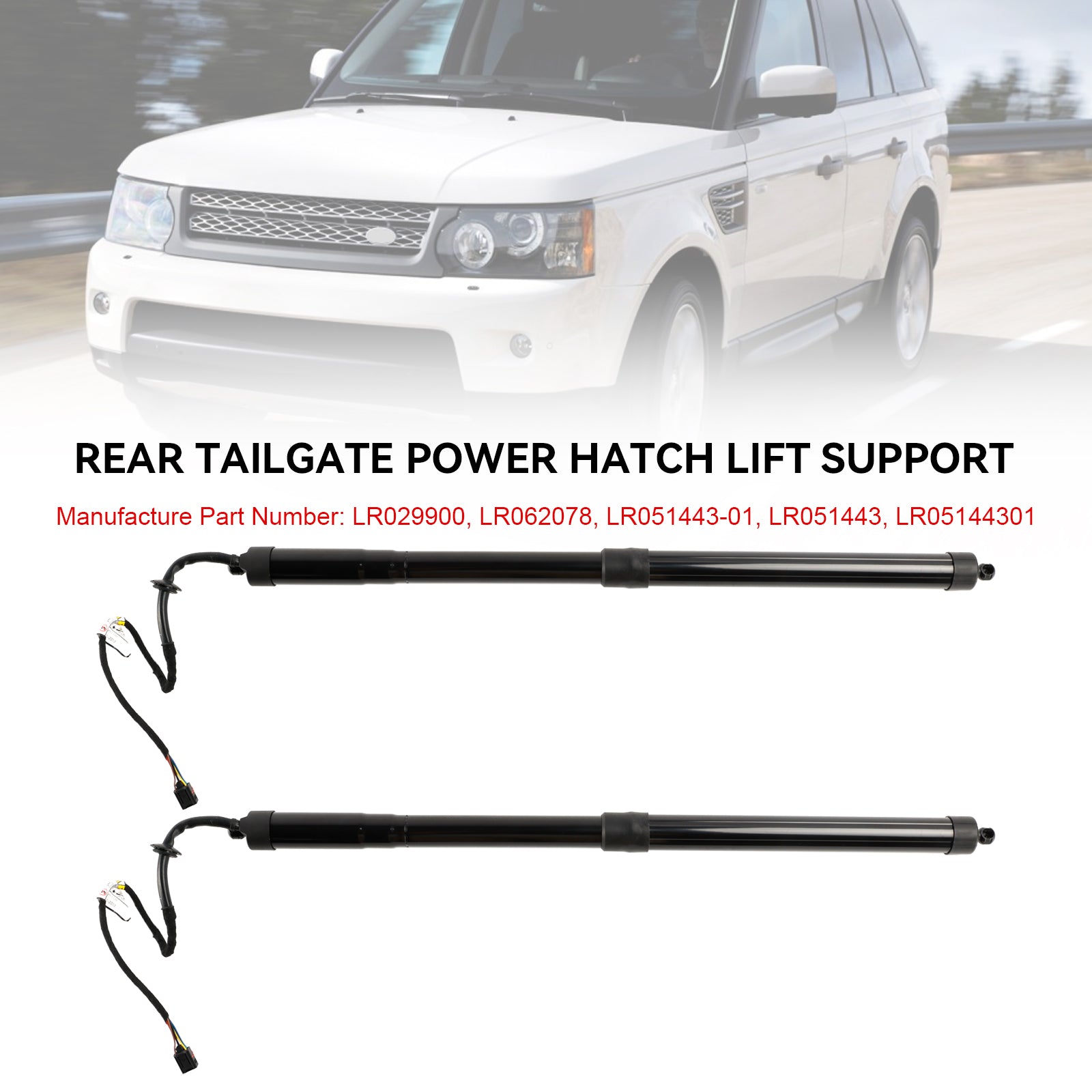 2010-2013 Range Rover Sport L320 2pcs Tailgate Gas Strut Electric LR051443