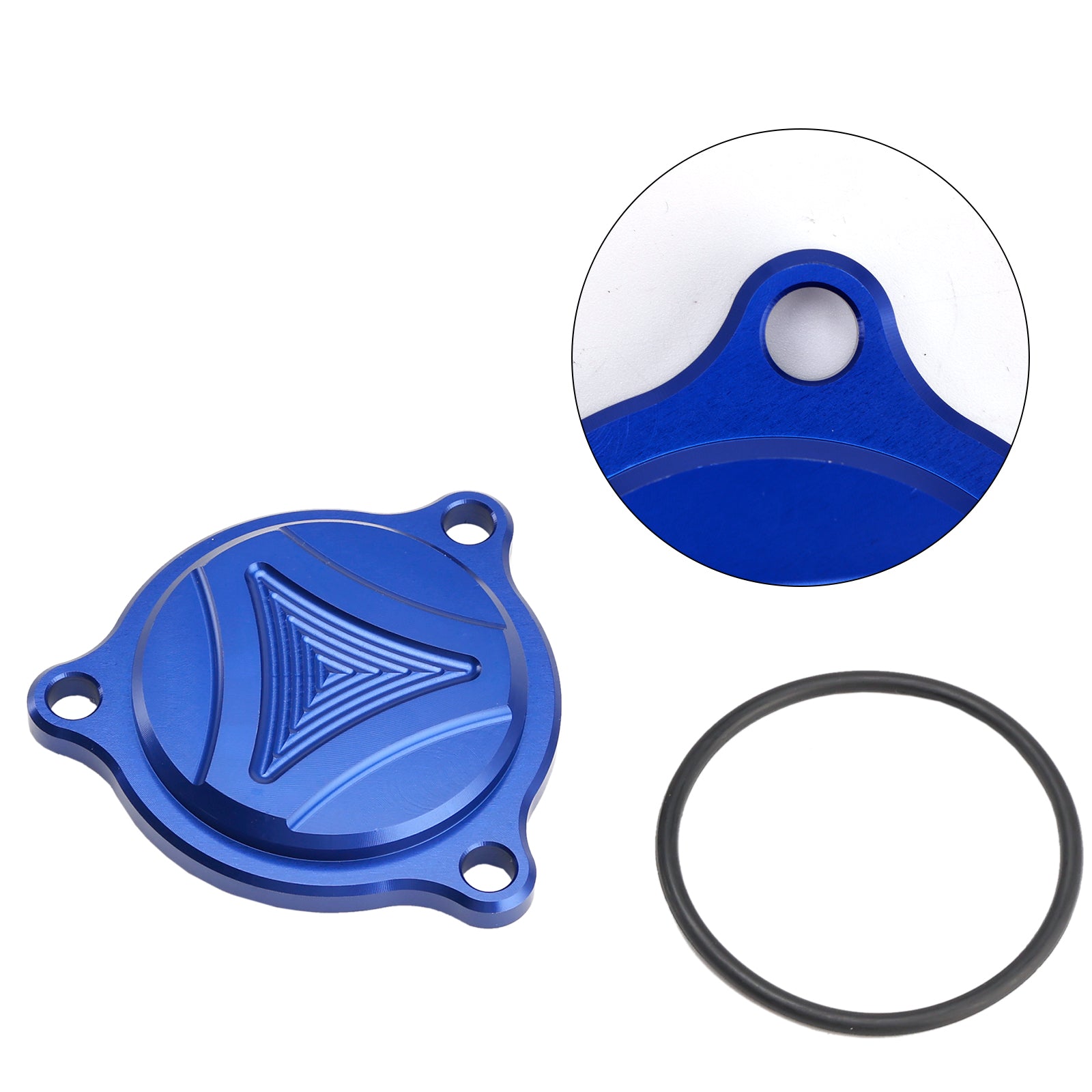 CNC Blauw Oliefilterdeksel Voor Suzuki Burgman UH 125 150 200 DR-Z 400 E S SM