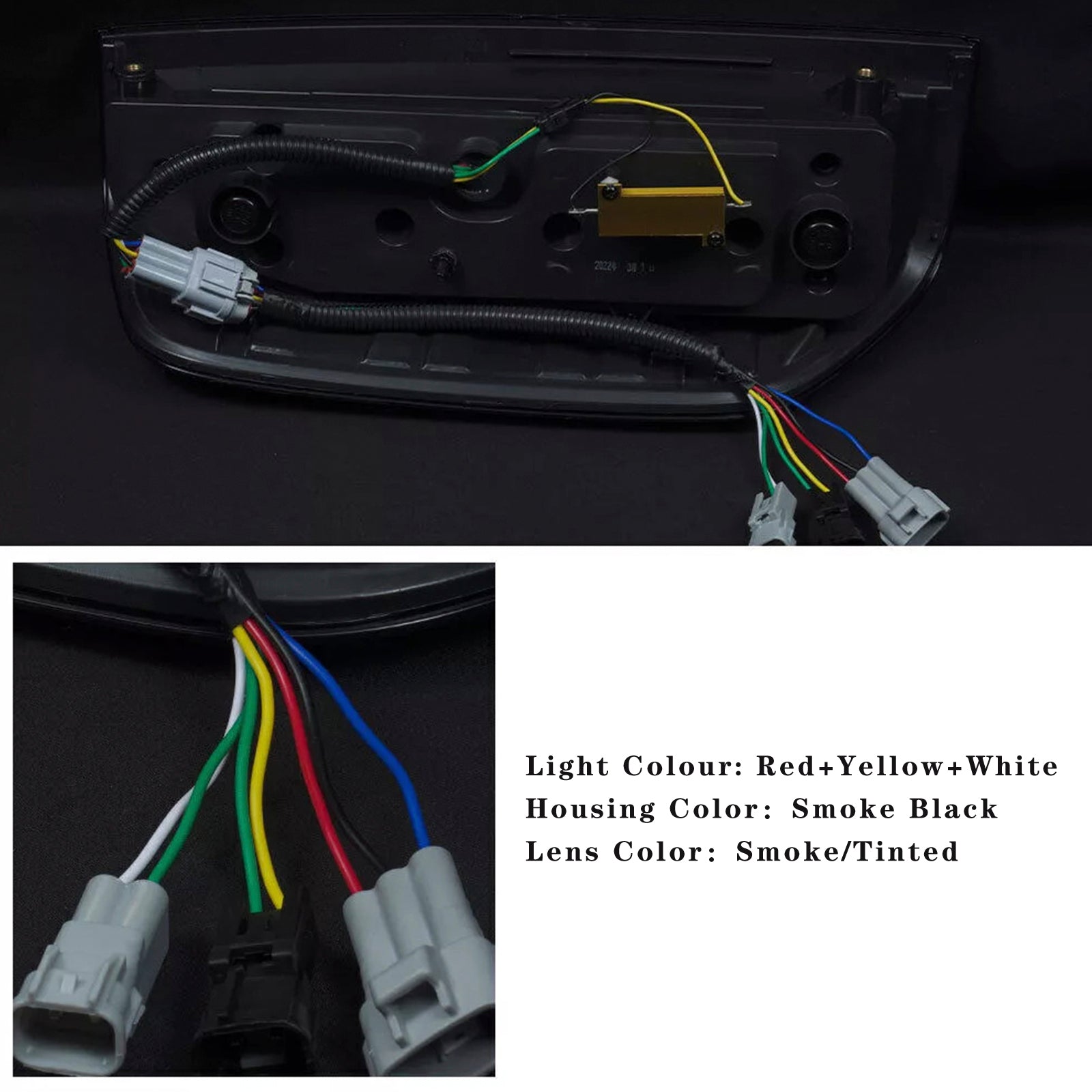 2005-2012 Nissan Navara D40 Frontier LED-achterlicht achterlicht, paar rook