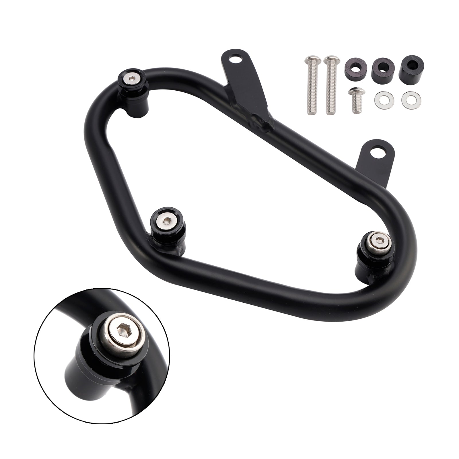 2024-2025 Speed Scrambler 400 X Bagagerek Zijzadeltas Beugel Links